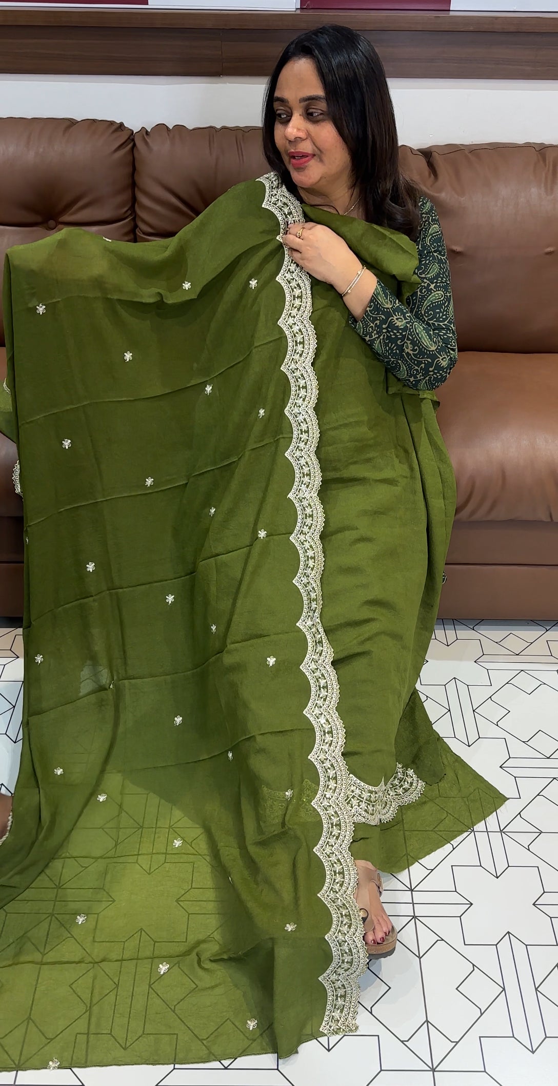 SEMI SILK UNSTITCHED SALWAR SUITS - IHA 27368