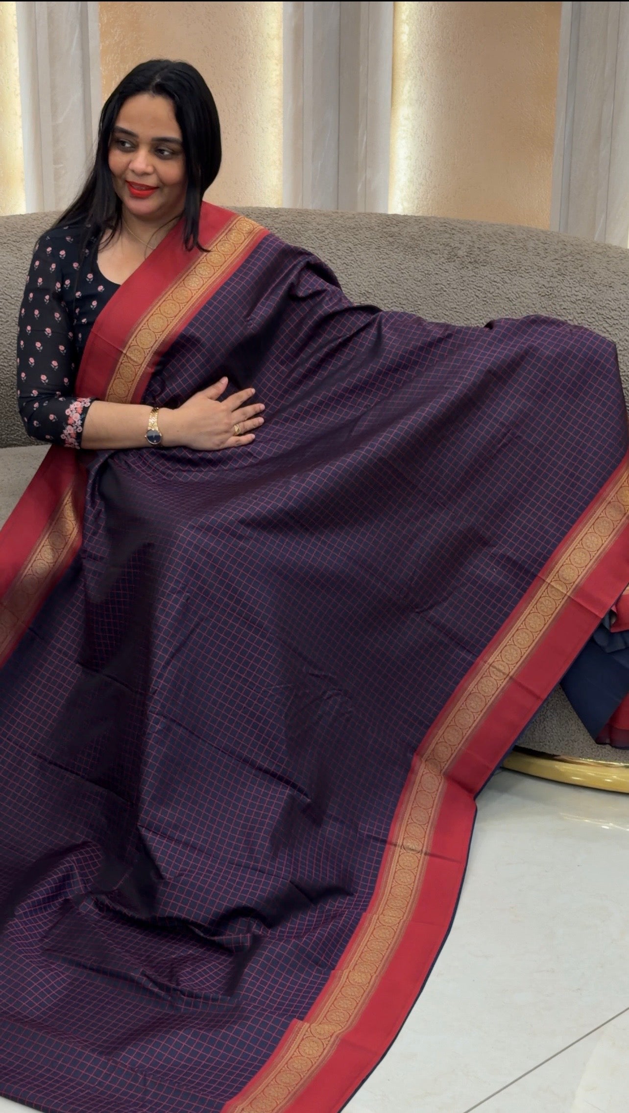 FORWARD SEMI SILK SAREES - IHA 33389