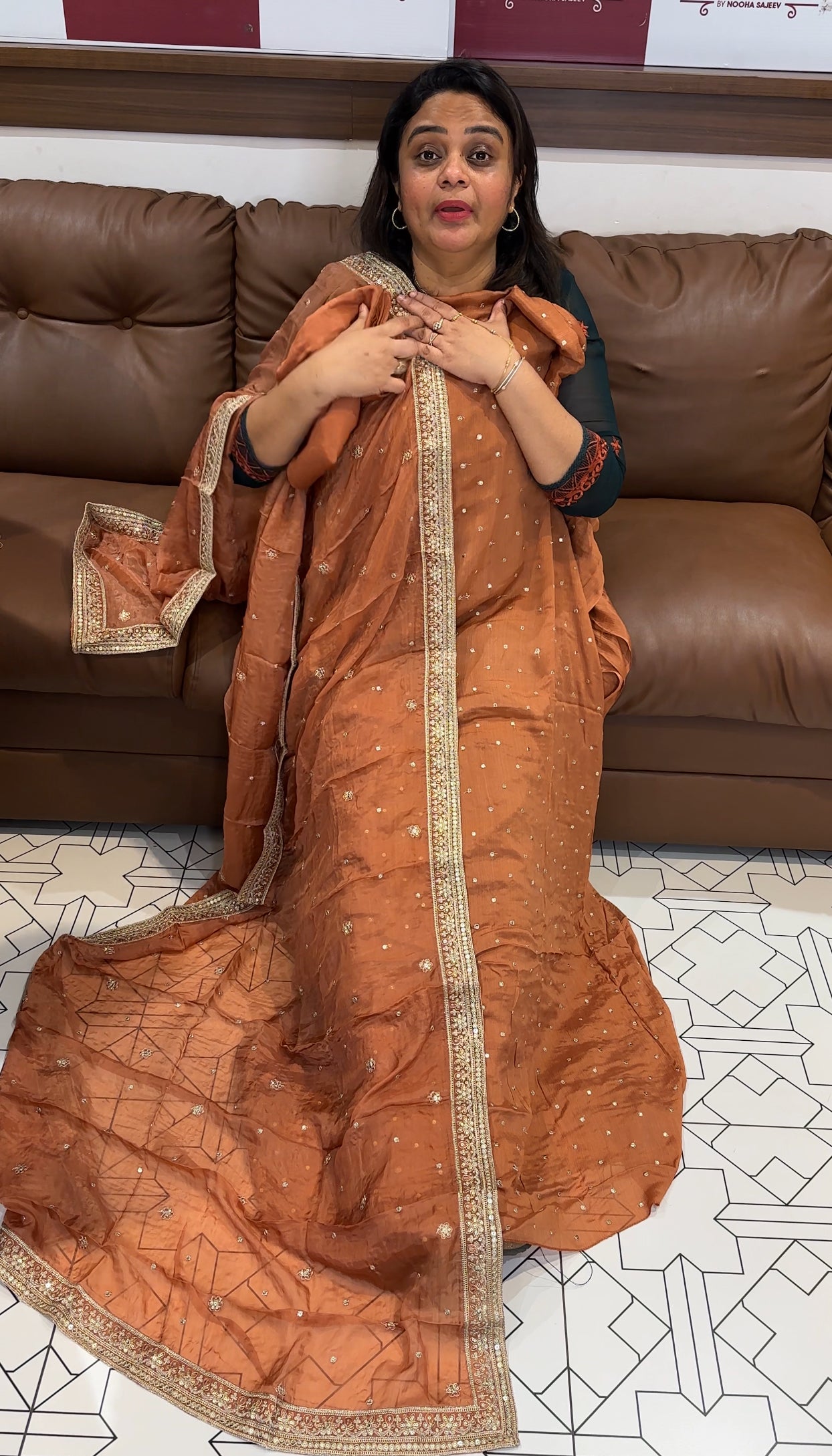 PLATINUM CHIFFON UNSTITCHED SALWAR SUITS - IHA 26271
