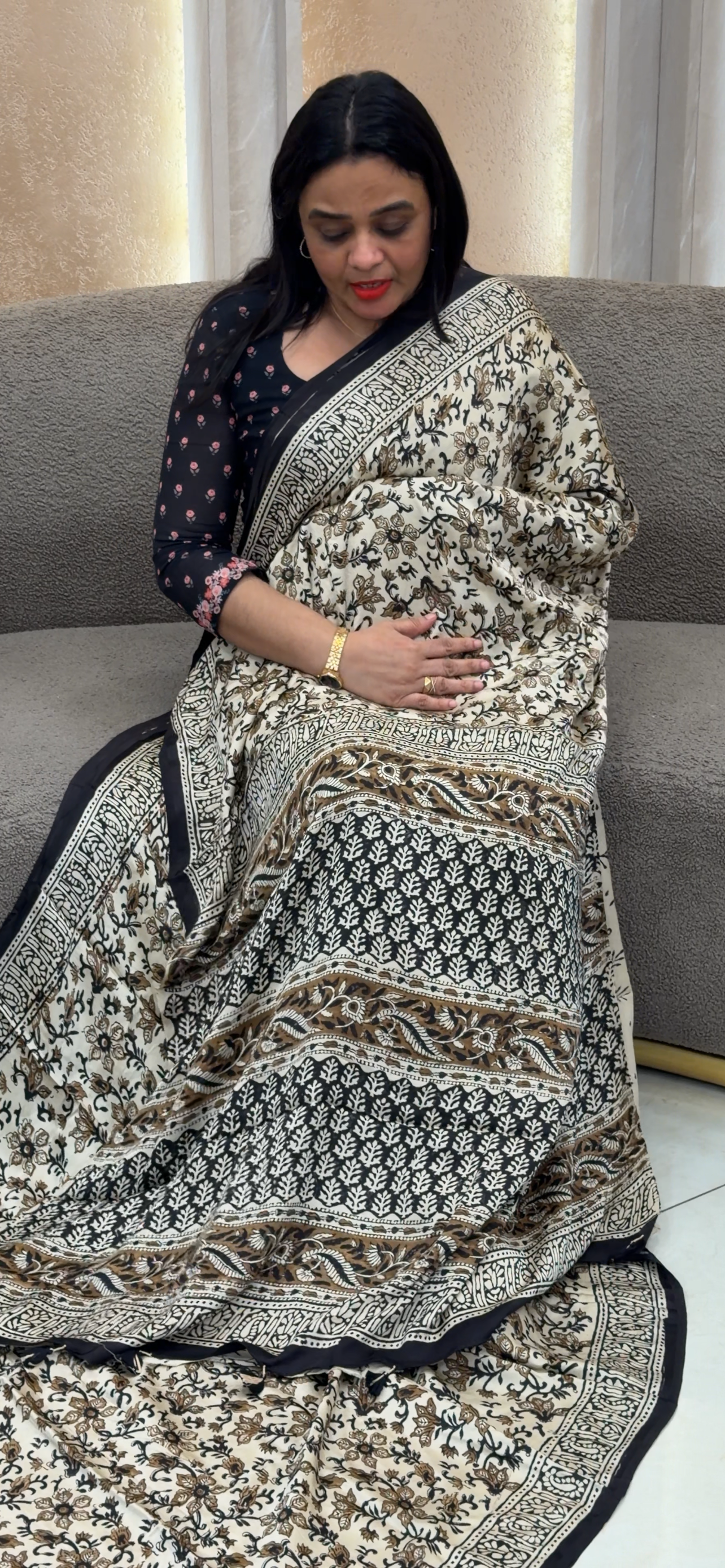 MODAL SILK SAREES - IHA 33379