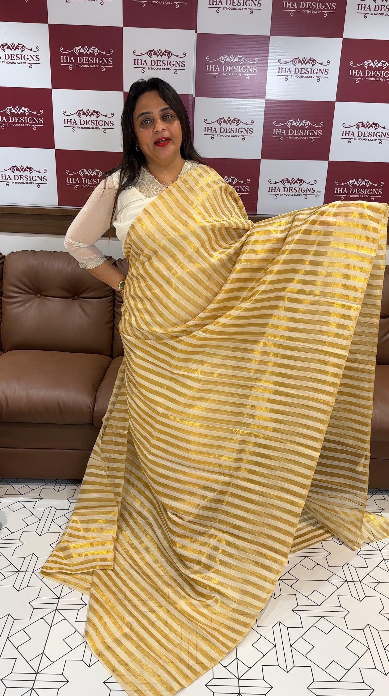 FORWARD MODAL CHANDERI ONAM SAREES - IHA 24654