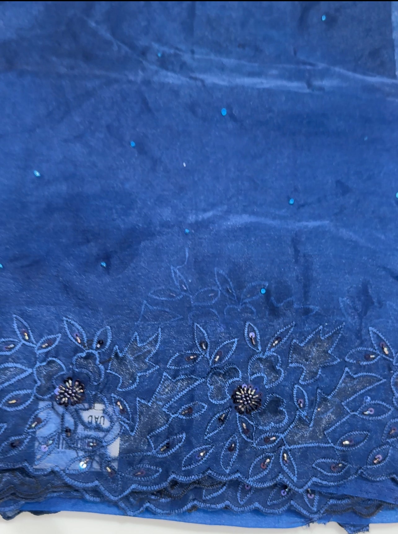 NYLON ORGANZA SAREES - IHA 27377