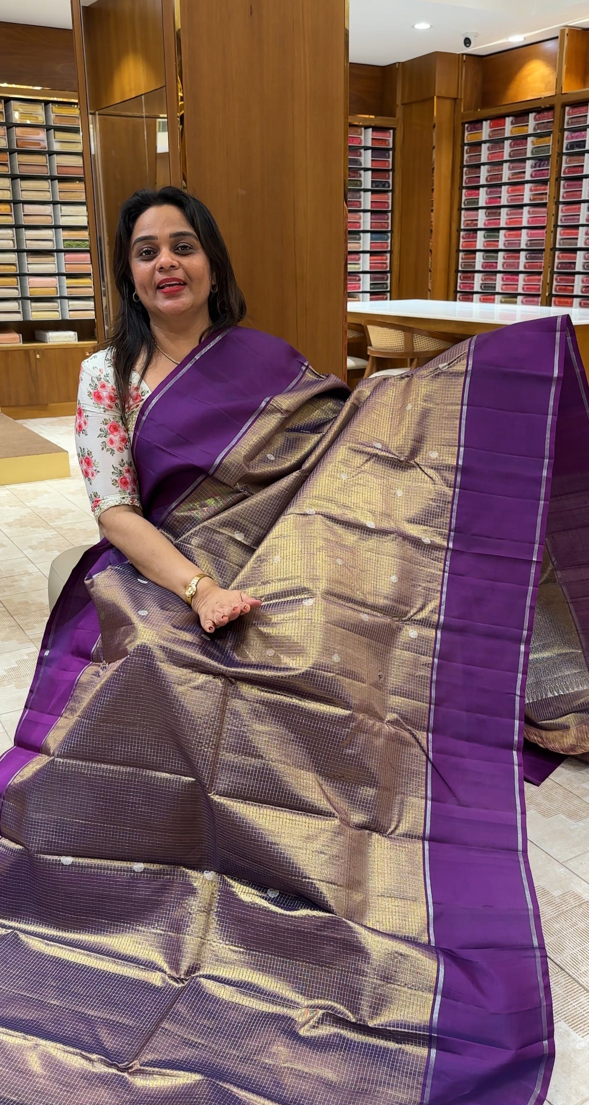 DESIGNER KANCHIPURAM SILK SAREES - IHA 25743