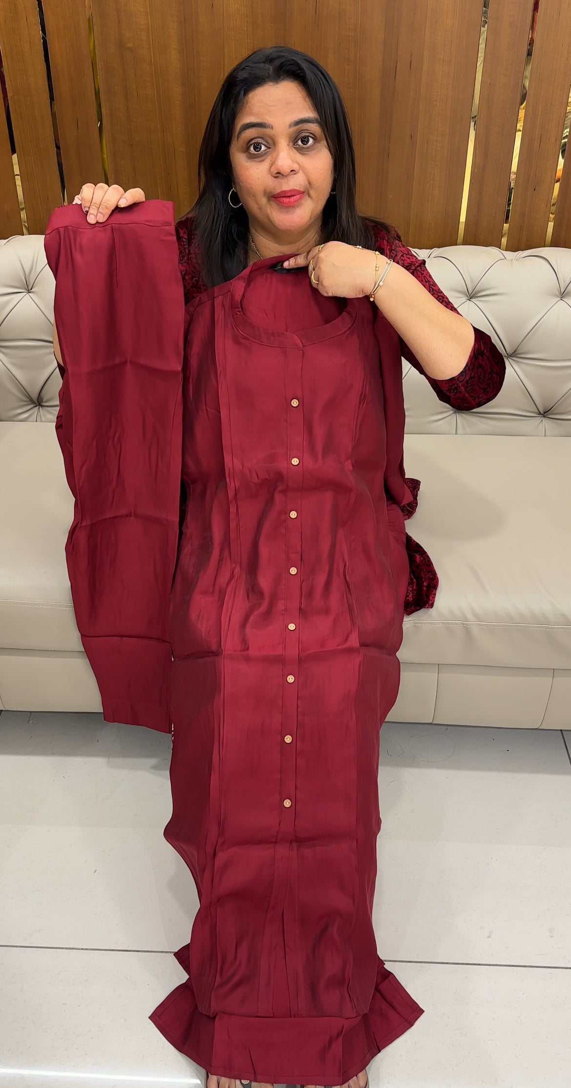 SILK LONG CO-ORDS SETS - IHA 26390
