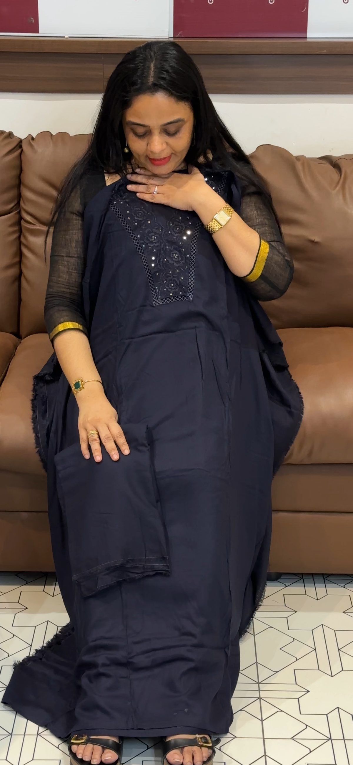 OFFER SALES UNSTITCHED SALWAR SUITS - IHA 35508