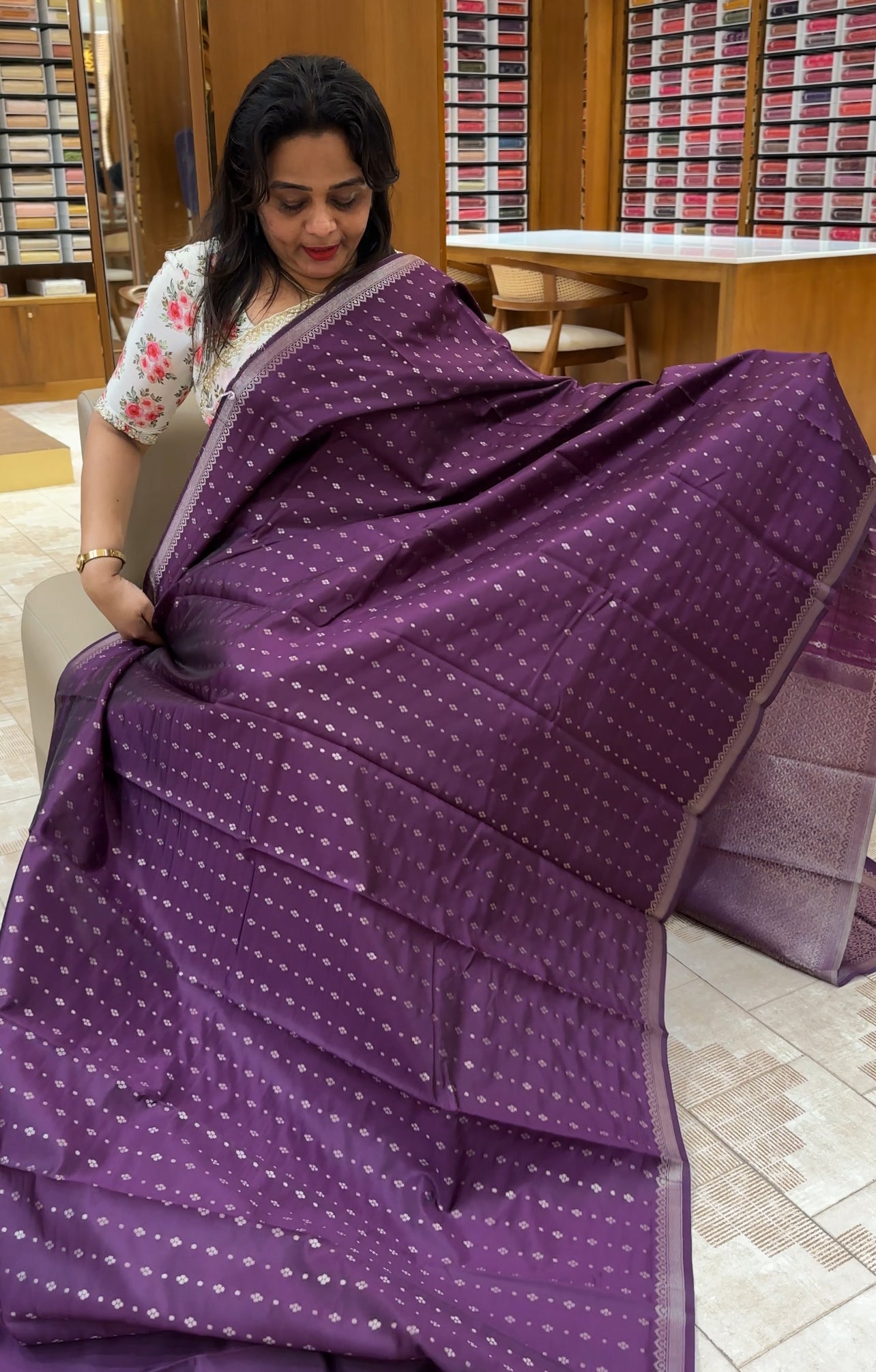 SEMI SILK SAREES - IHA 25721