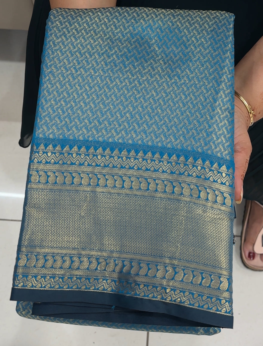 SEMI BROCADE SAREES - IHA 27431