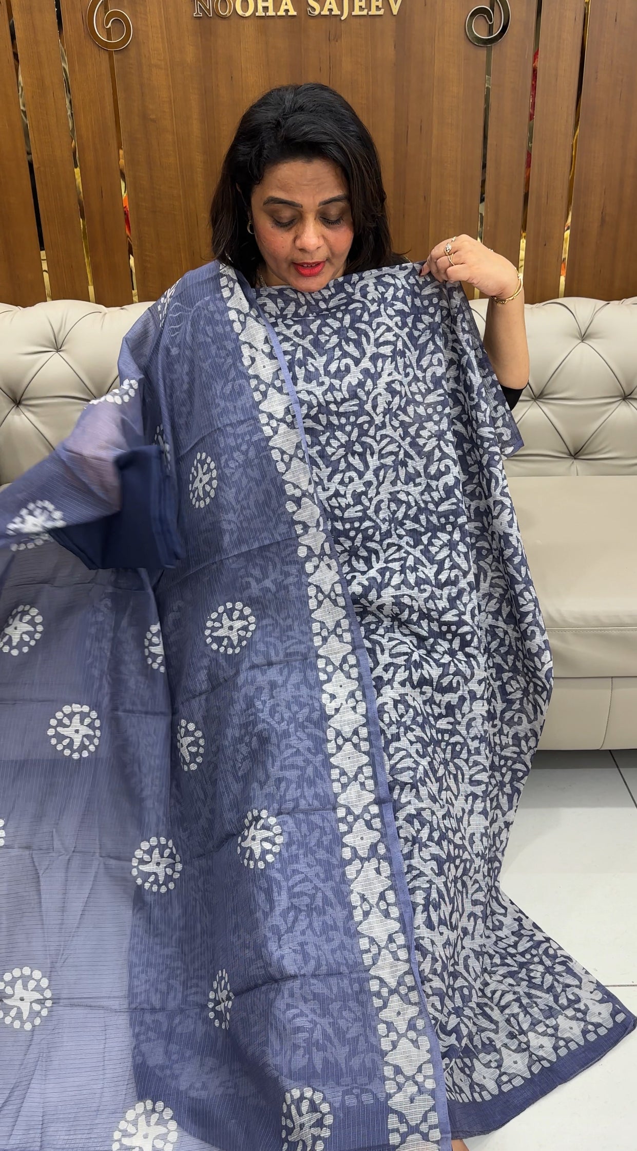 BATIK PRINTED UNSTITCHED SALWAR SUITS - IHA 25919