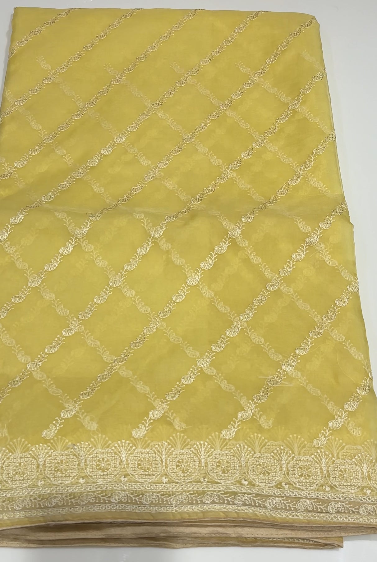 NYLON ORGANZA SAREES - IHA 24925
