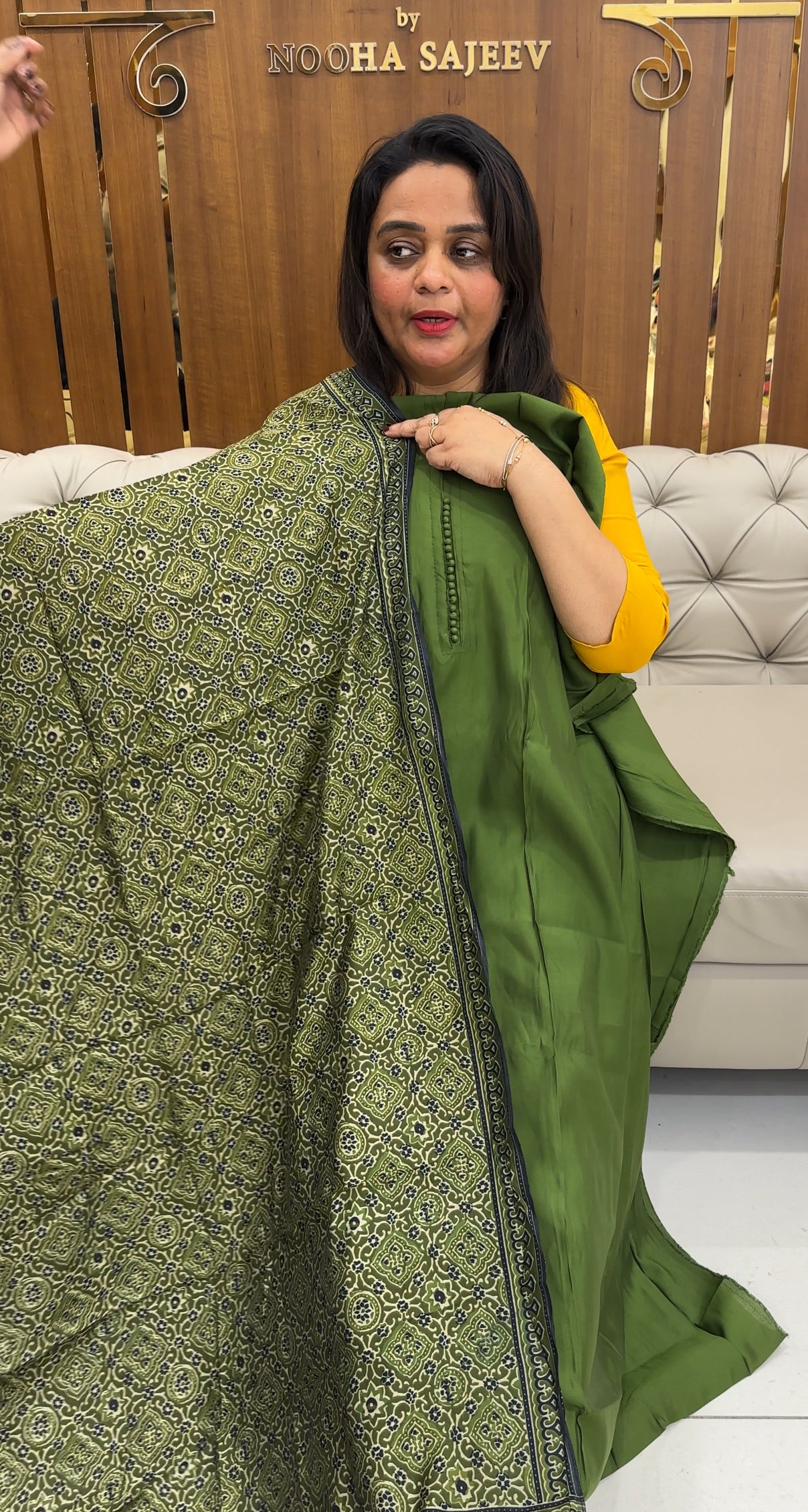 SEMI MODAL UNSTITCHED SALWAR SUITS - IHA 25761