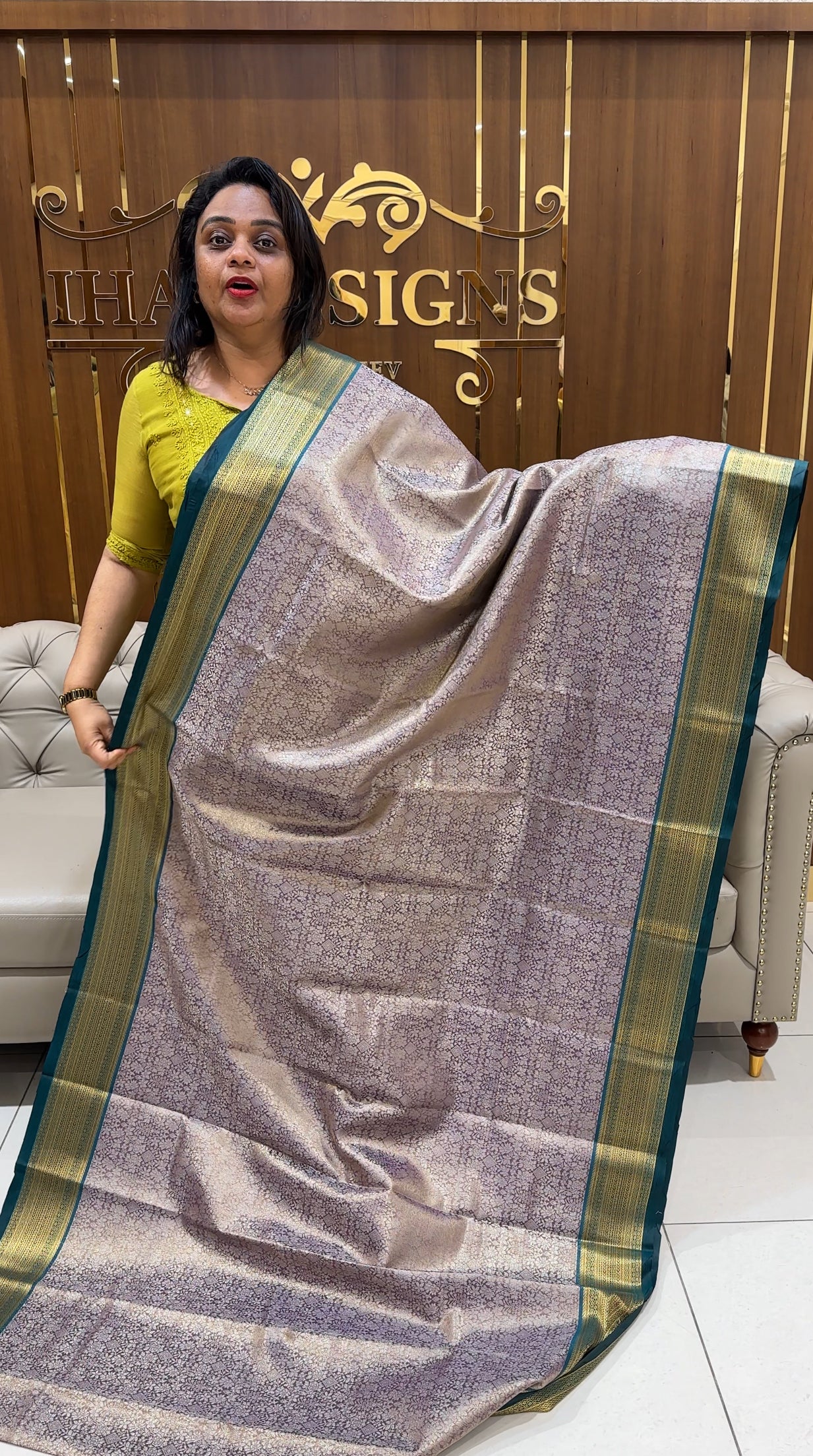 SEMI TISSUE SAREES - IHA 25021