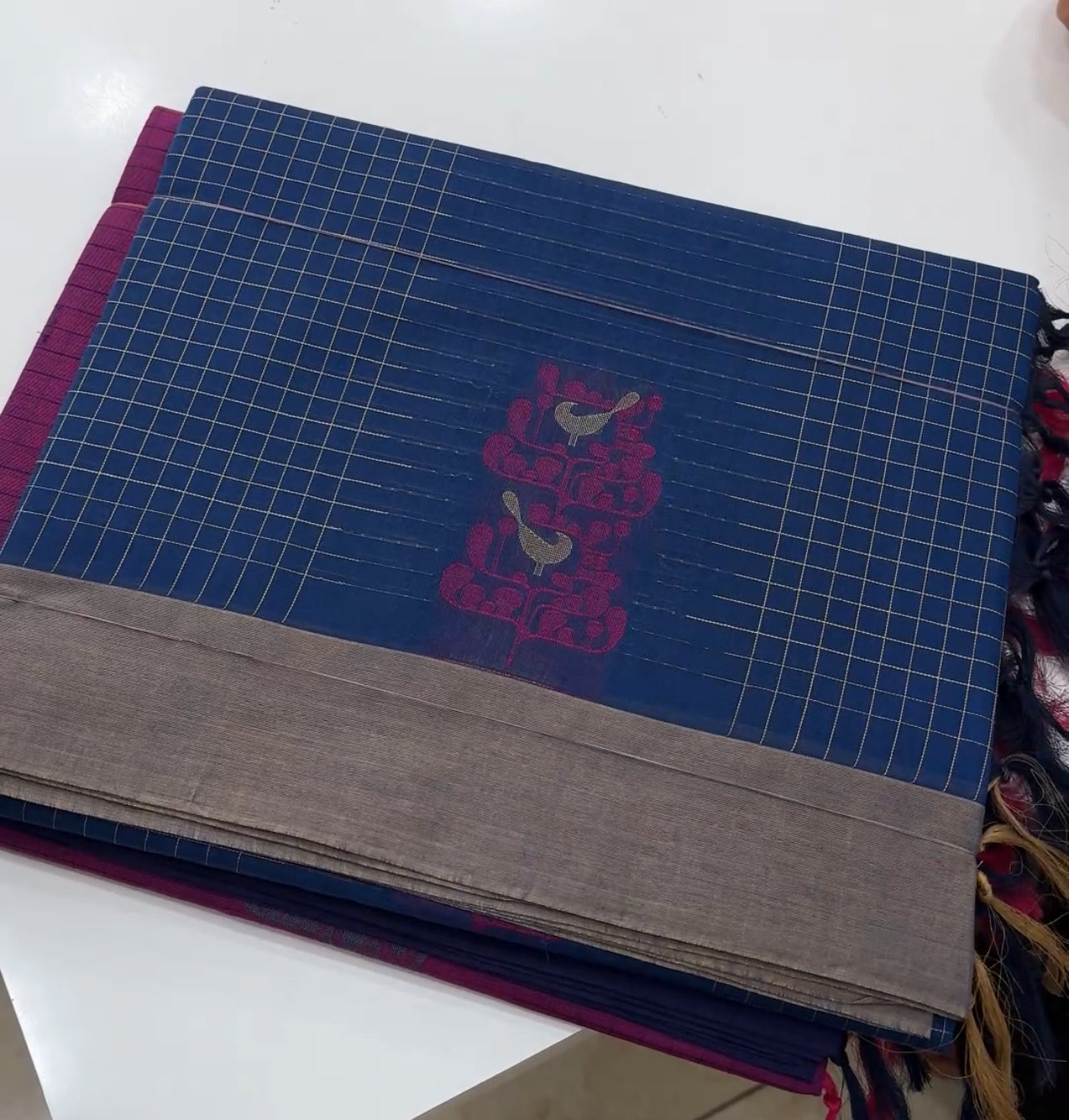 COTTON DESIGNER SAREES - IHA 25612