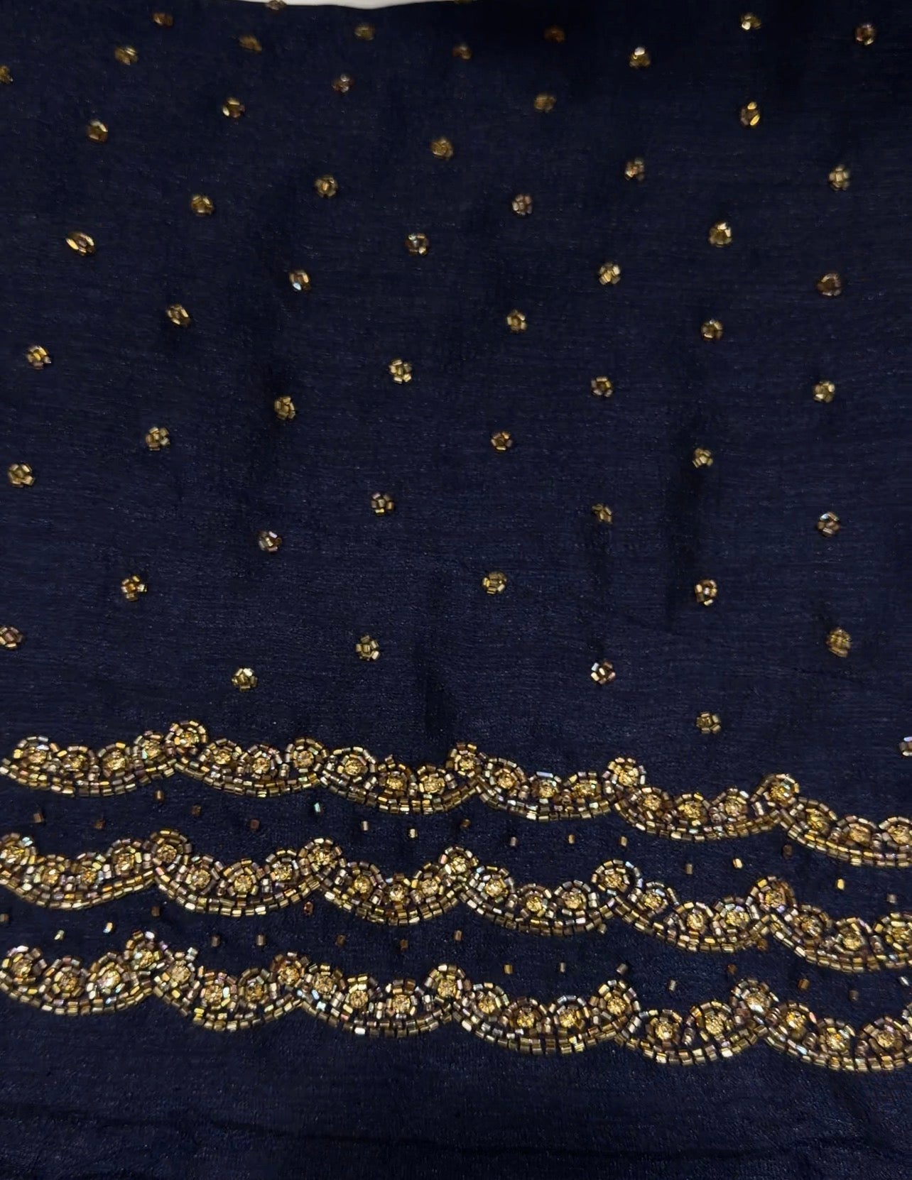 IHA'S IN-HOUSE HANDWORKED BLOUSE MATERIAL - IHA 34559