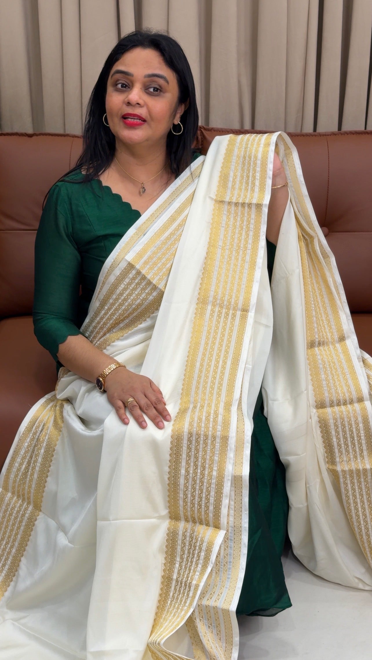 SEMI SILK SAREES - IHA 33795