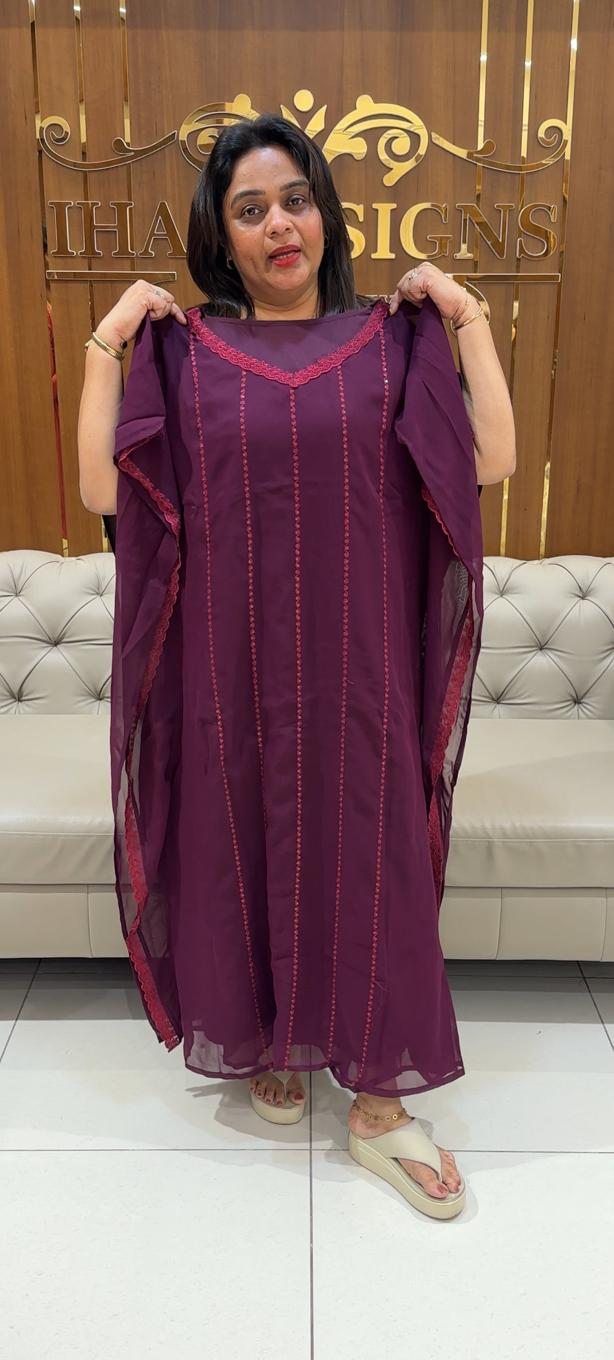 IHA'S IN-HOUSE KAFTAN TOPS - IHA 24842