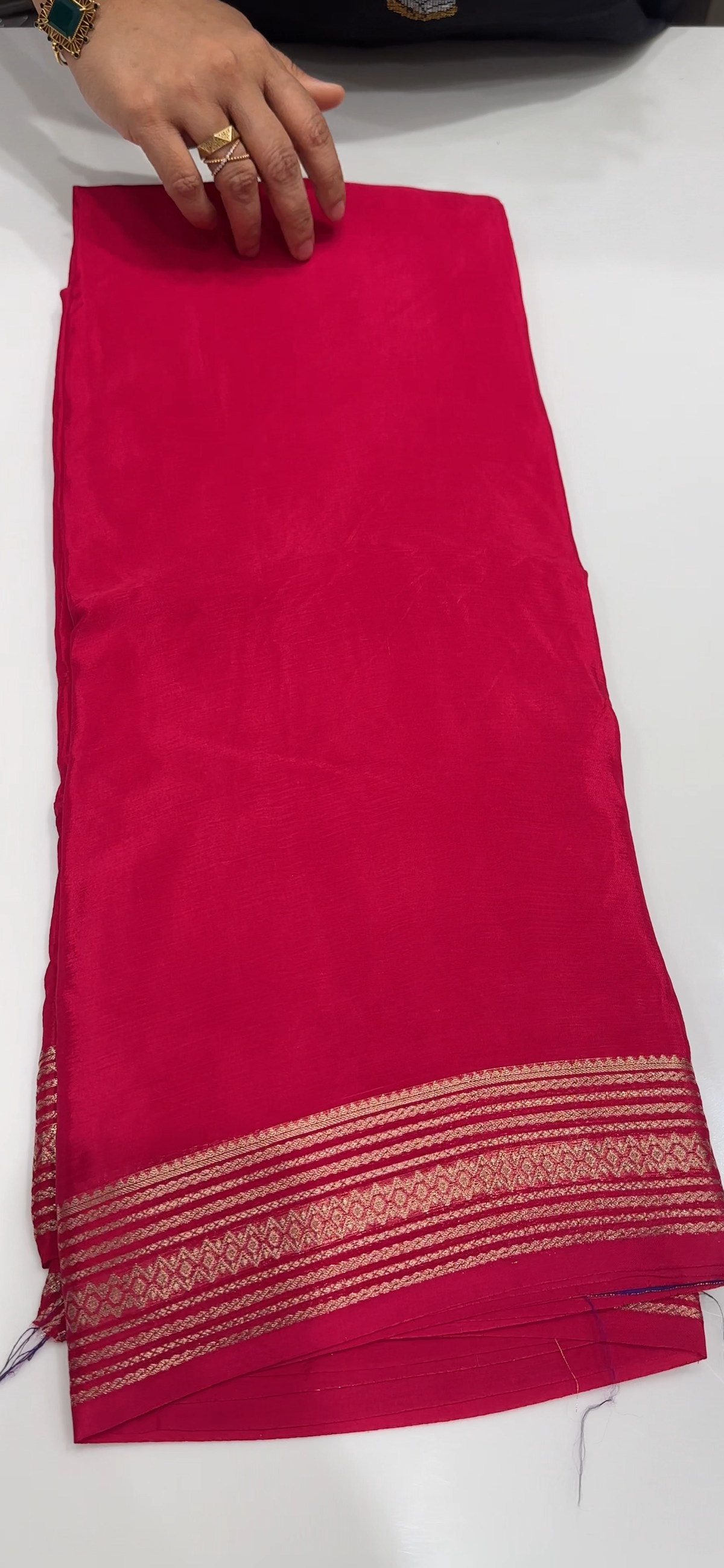 VISCOSE CRAPE SAREES - IHA 35493