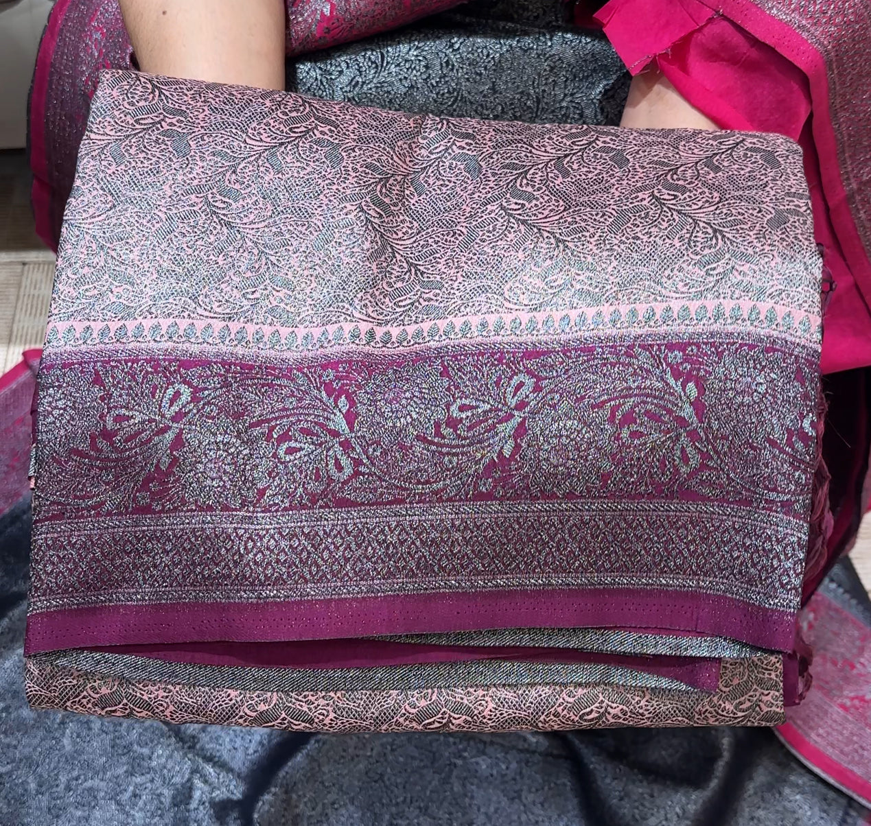 SEMI KATAN SAREES - IHA 22702