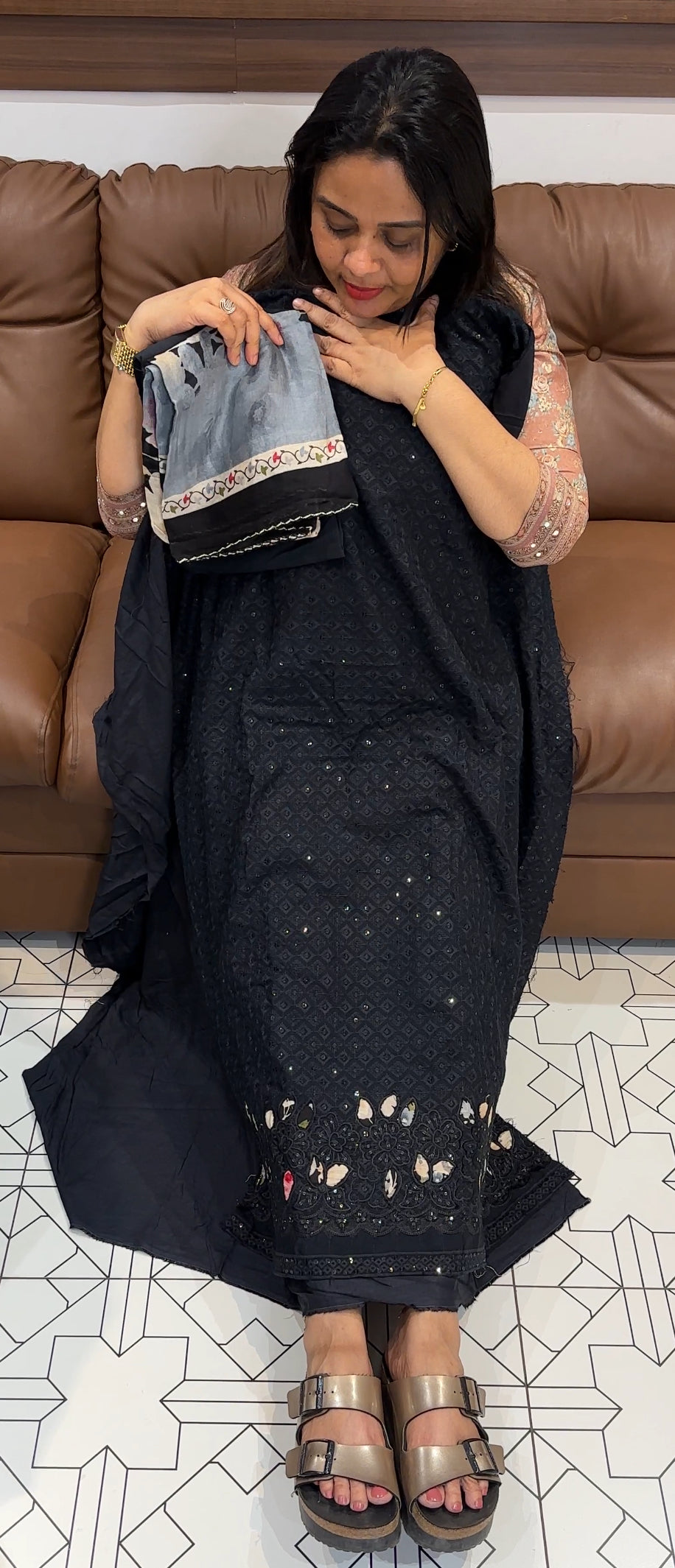 COTTON HAKOBA UNSTITCHED SALWAR SUITS - IHA 20252