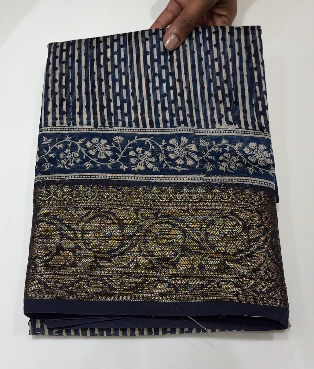 CHANDERI SILK SAREES - IHA 25123