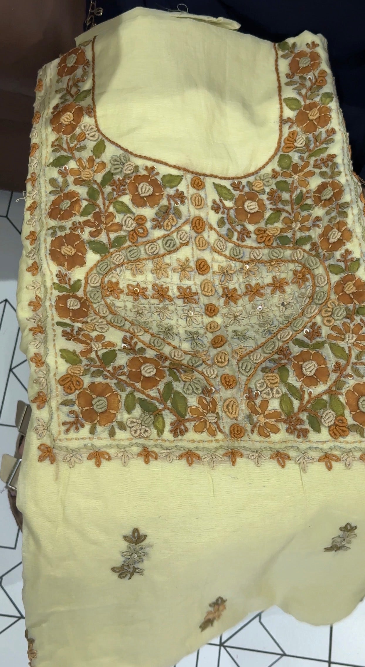 MUL CHANDERI UNSTITCHED SALWAR SUITS - IHA 31200