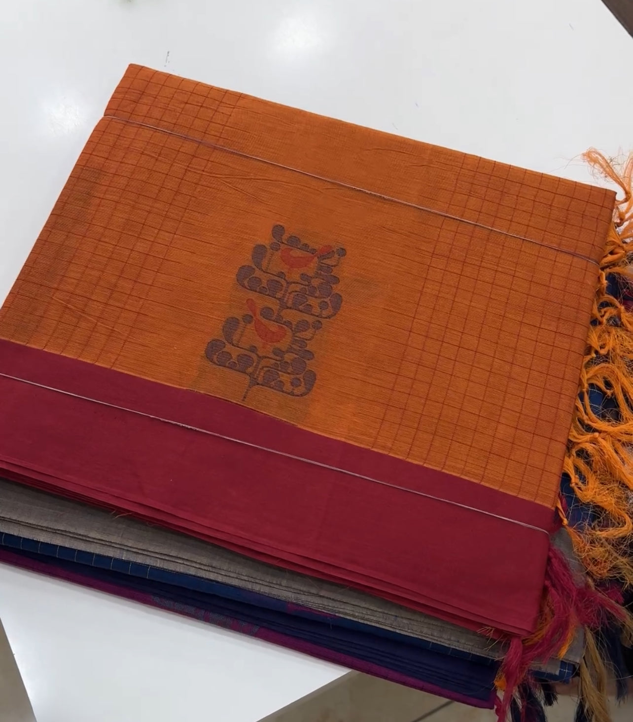 COTTON DESIGNER SAREES - IHA 25612