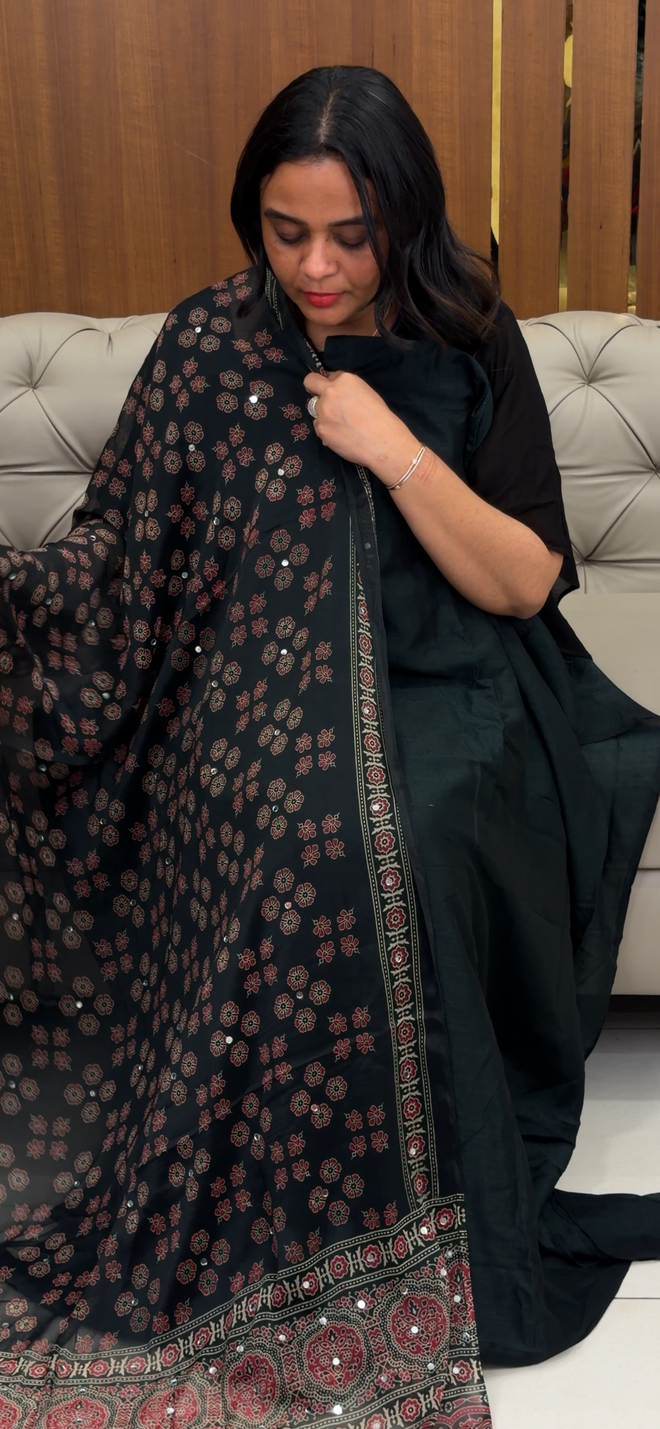 FORWARD SEMI RAW SILK UNSTITCHED SALWAR SUITS - IHA 32145
