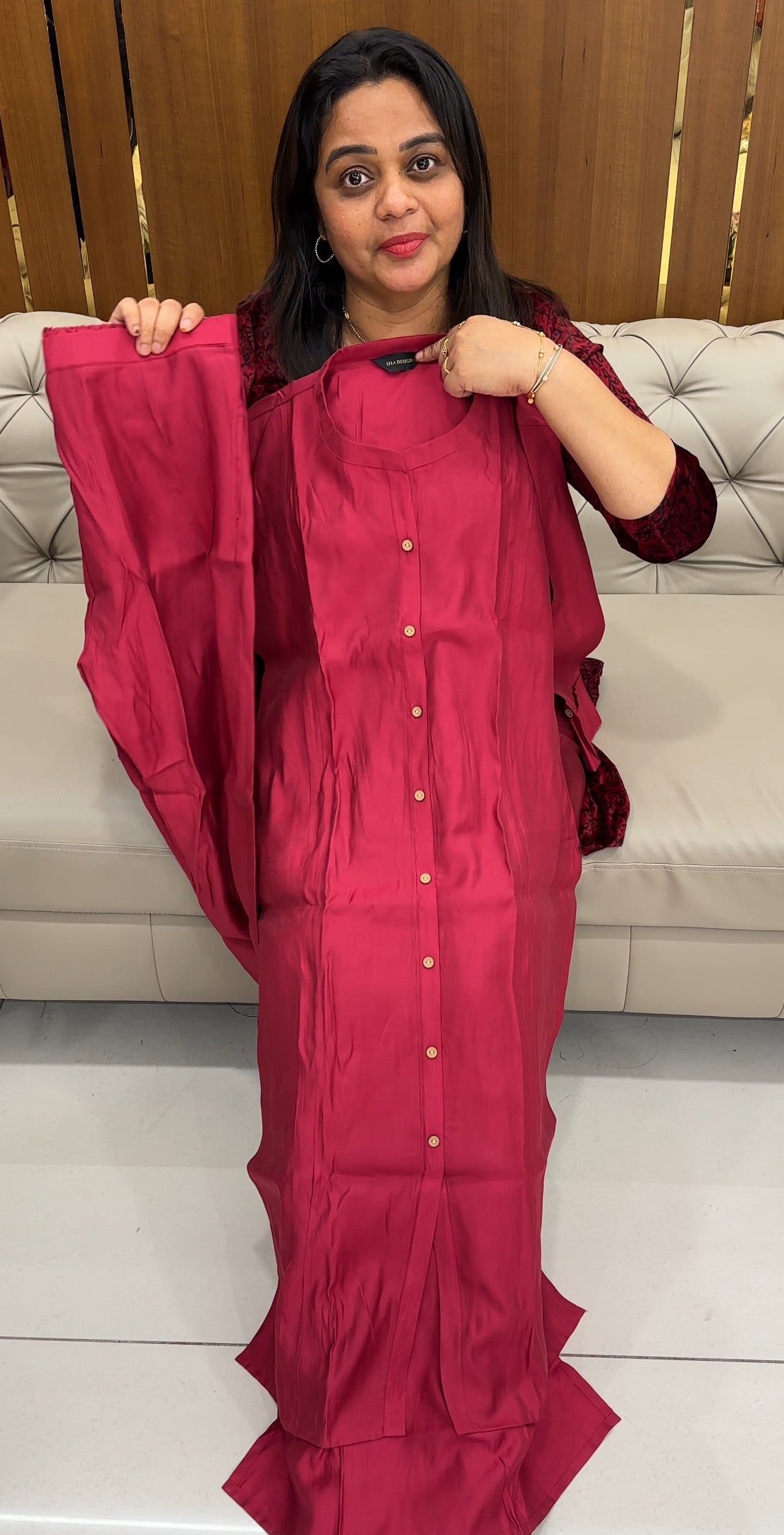 SILK LONG CO-ORDS SETS - IHA 26390