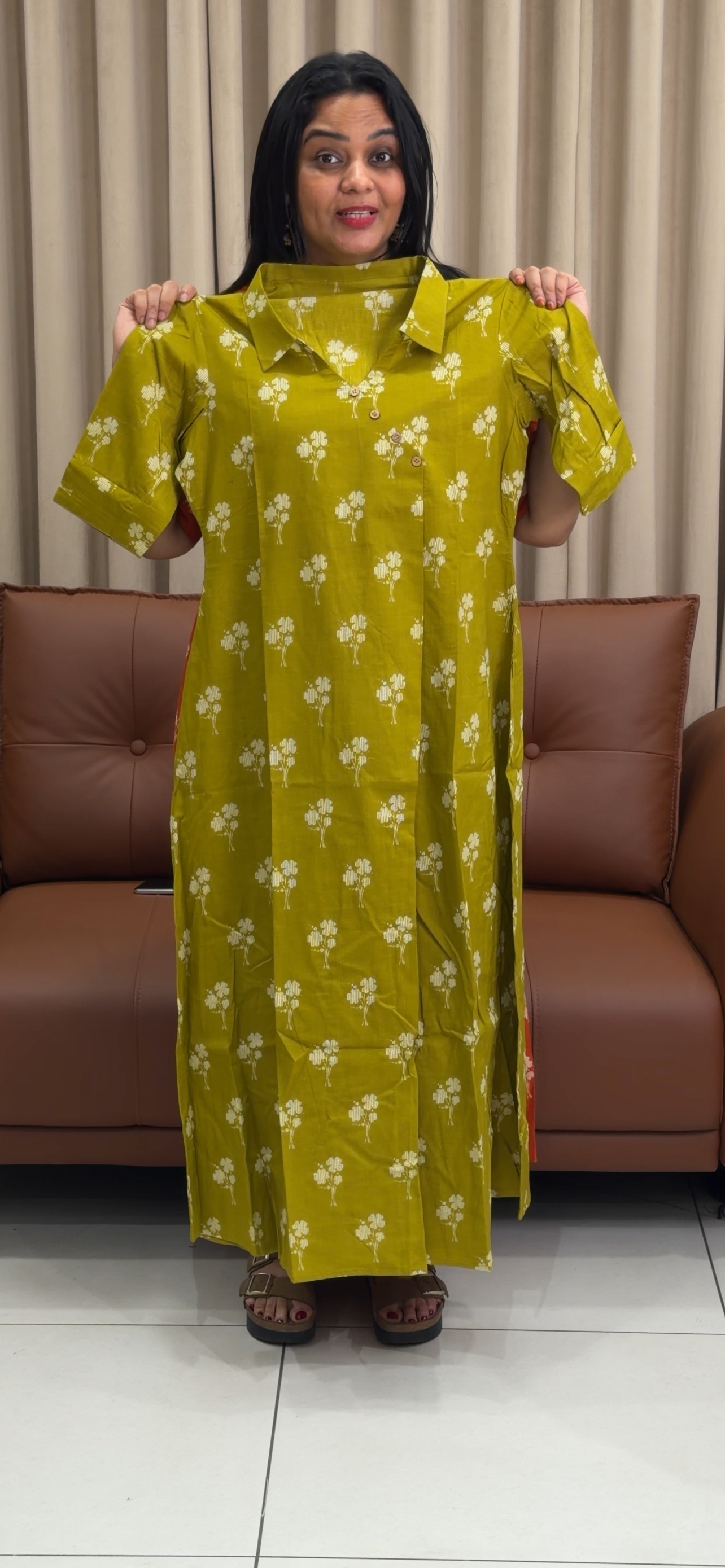 IHA'S IN-HOUSE LONG ALINE TOPS - IHA 33615
