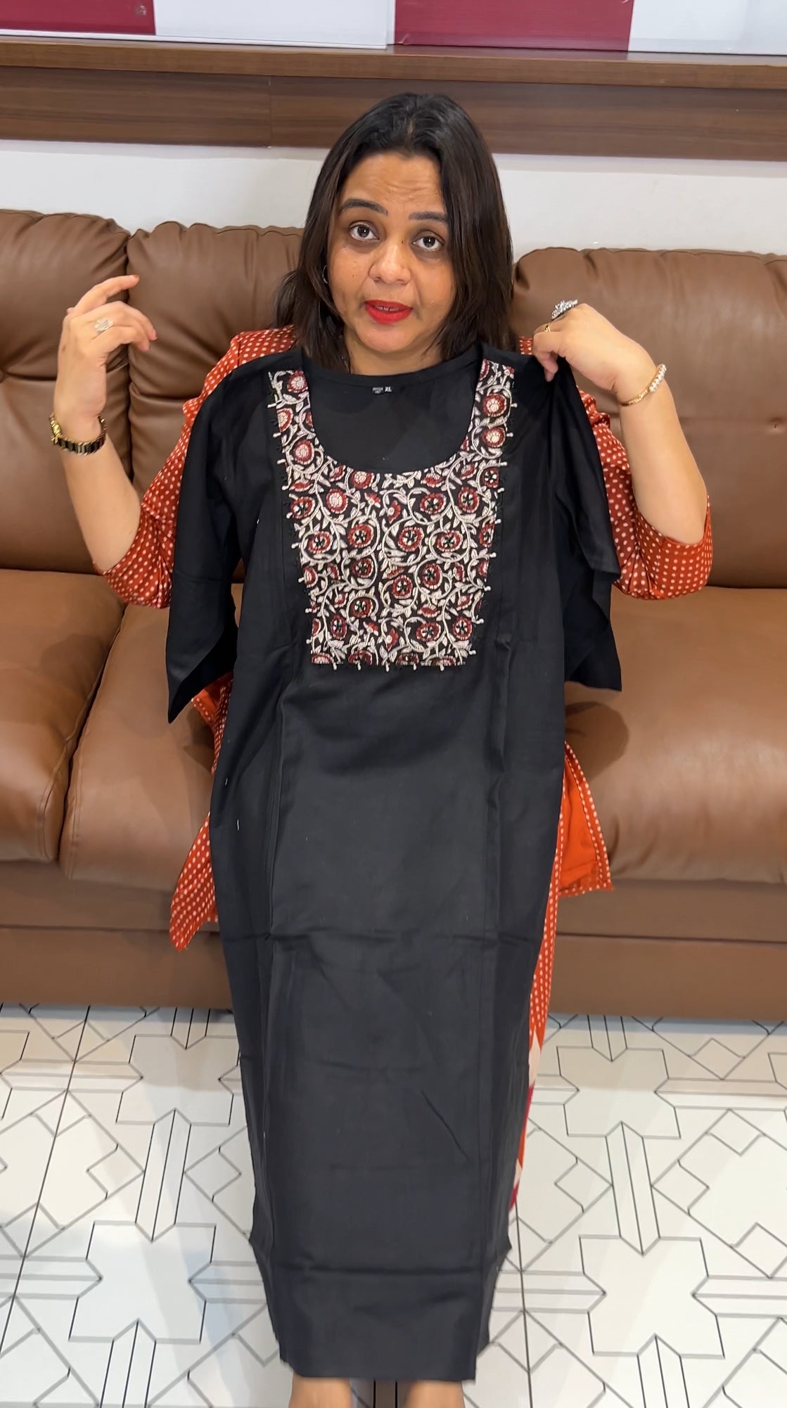 LONG COTTON TOPS - IHA 22758
