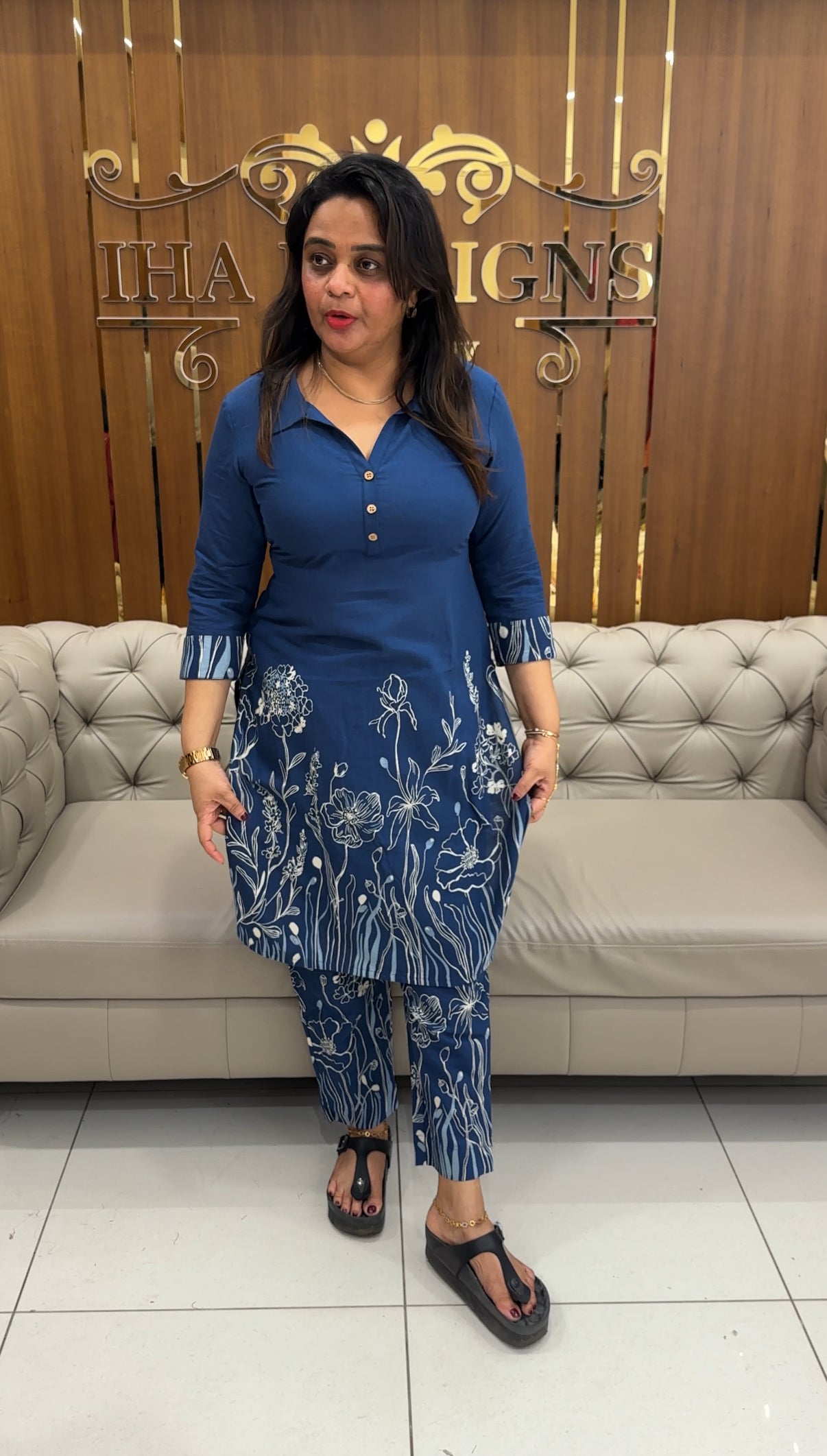 IHA'S IN-HOUSE COTTON TOP AND BOTTOM - IHA 25926