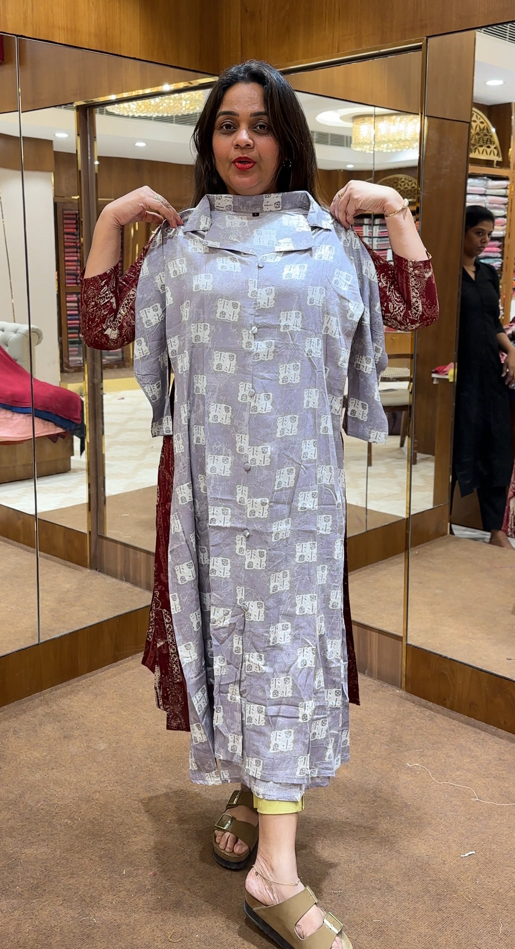 BUDGET BUY LONG A-LINE TOPS - IHA 21431
