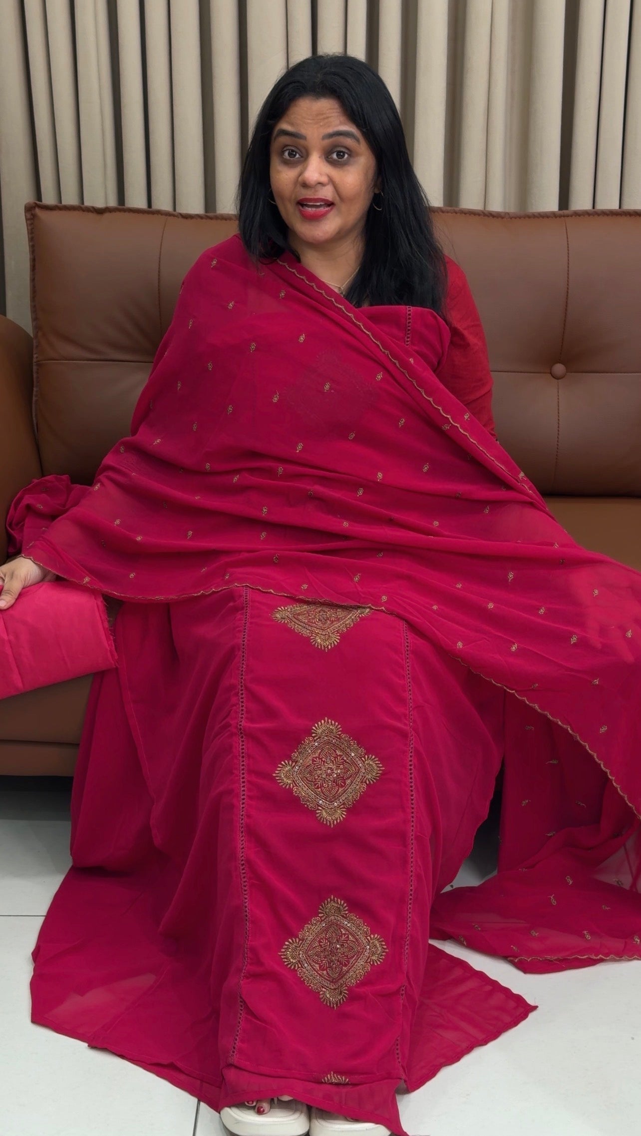PARTY WEAR UNSTITCHED SALWAR SUITS - IHA 34459