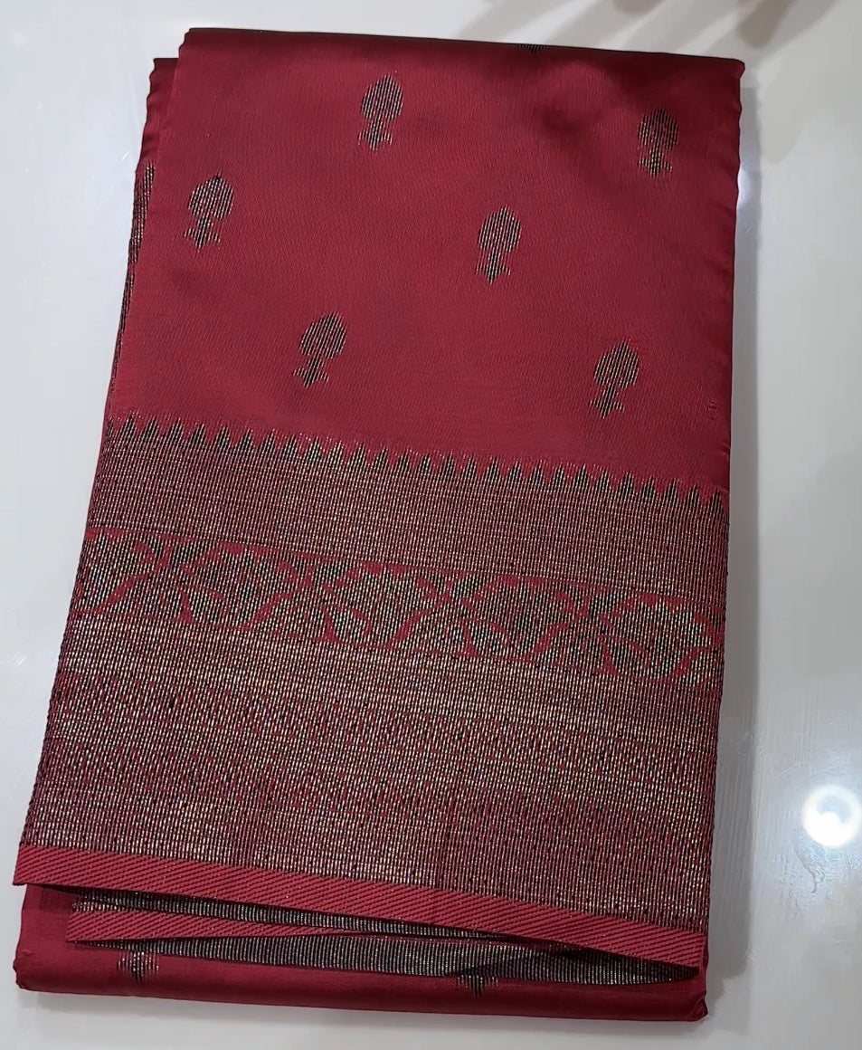 SEMI SILK SAREES - IHA 25114
