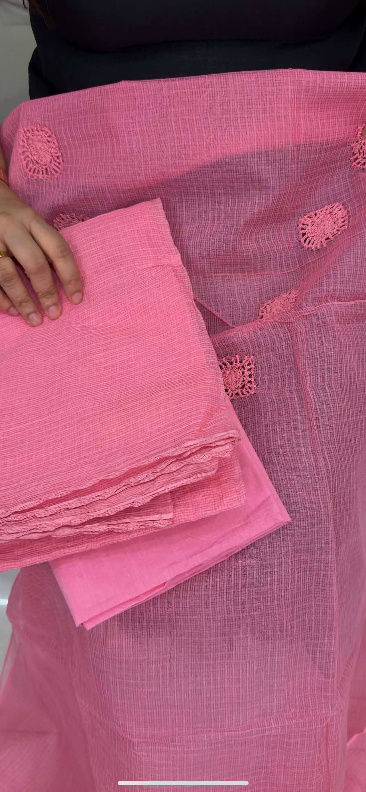 NET KOTA UNSTITCHED SALWAR SUITS - IHA 29326