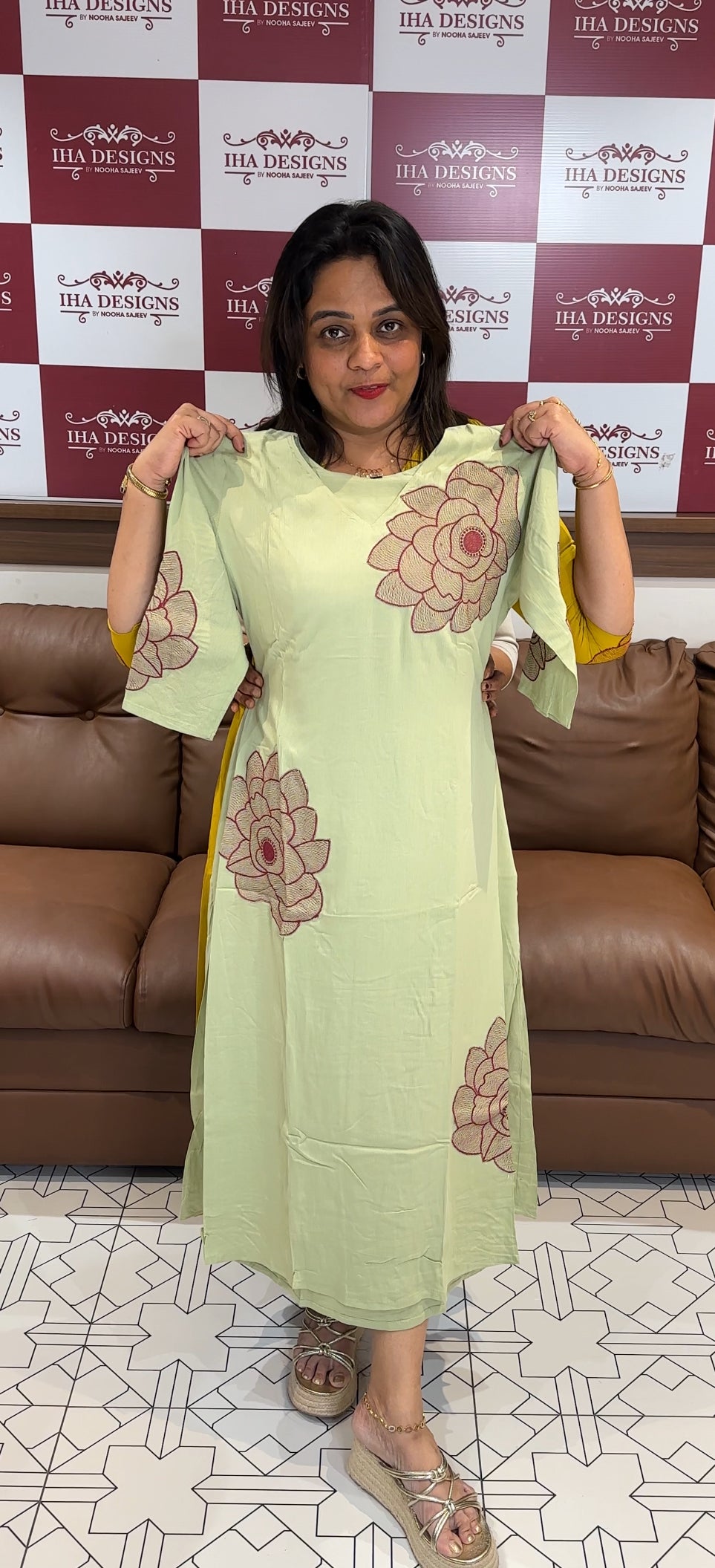 CRUSHED RAYON ALINE TOPS - IHA 24665