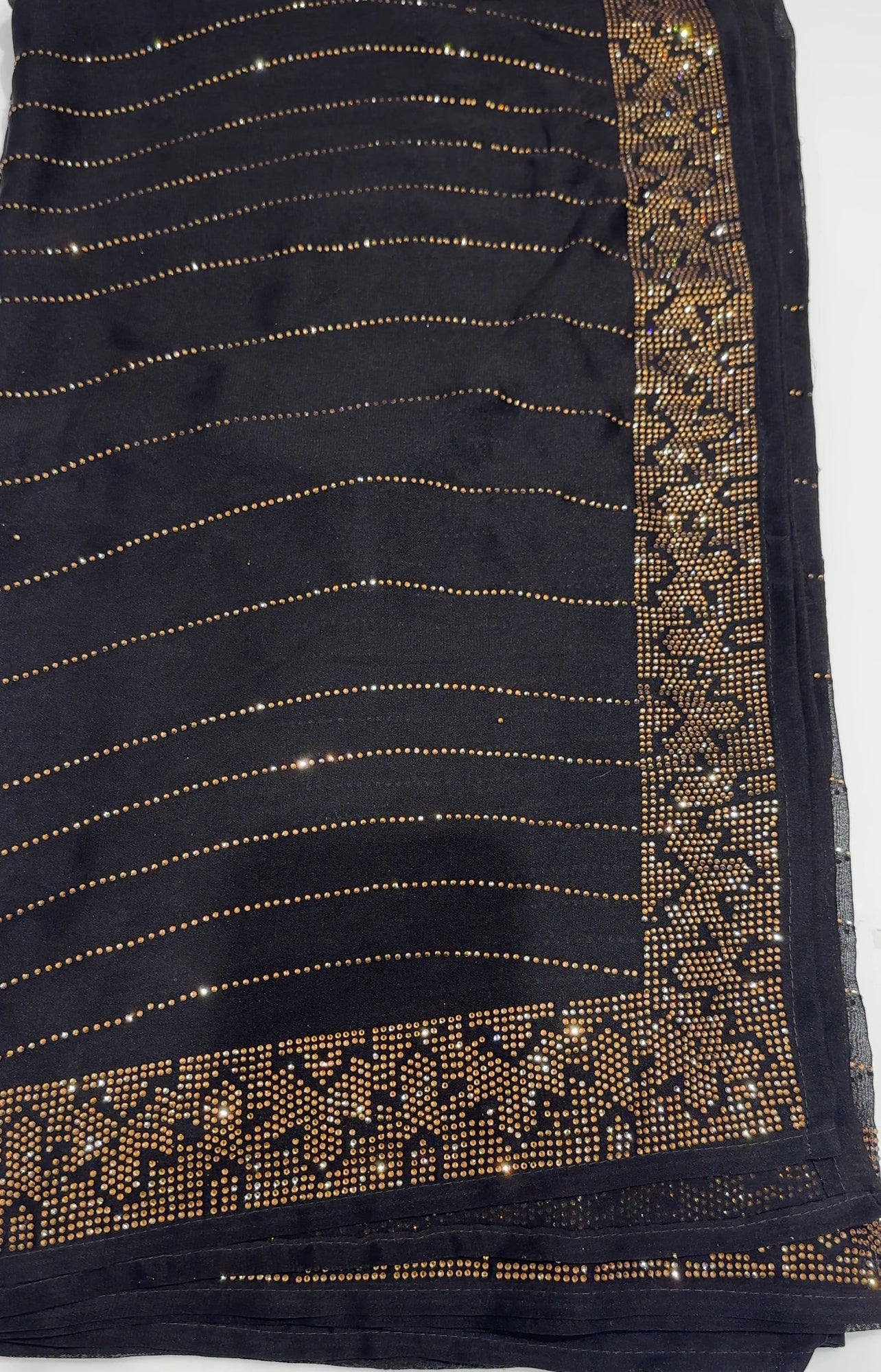SILKY GEORGETTE SAREES - IHA 27389