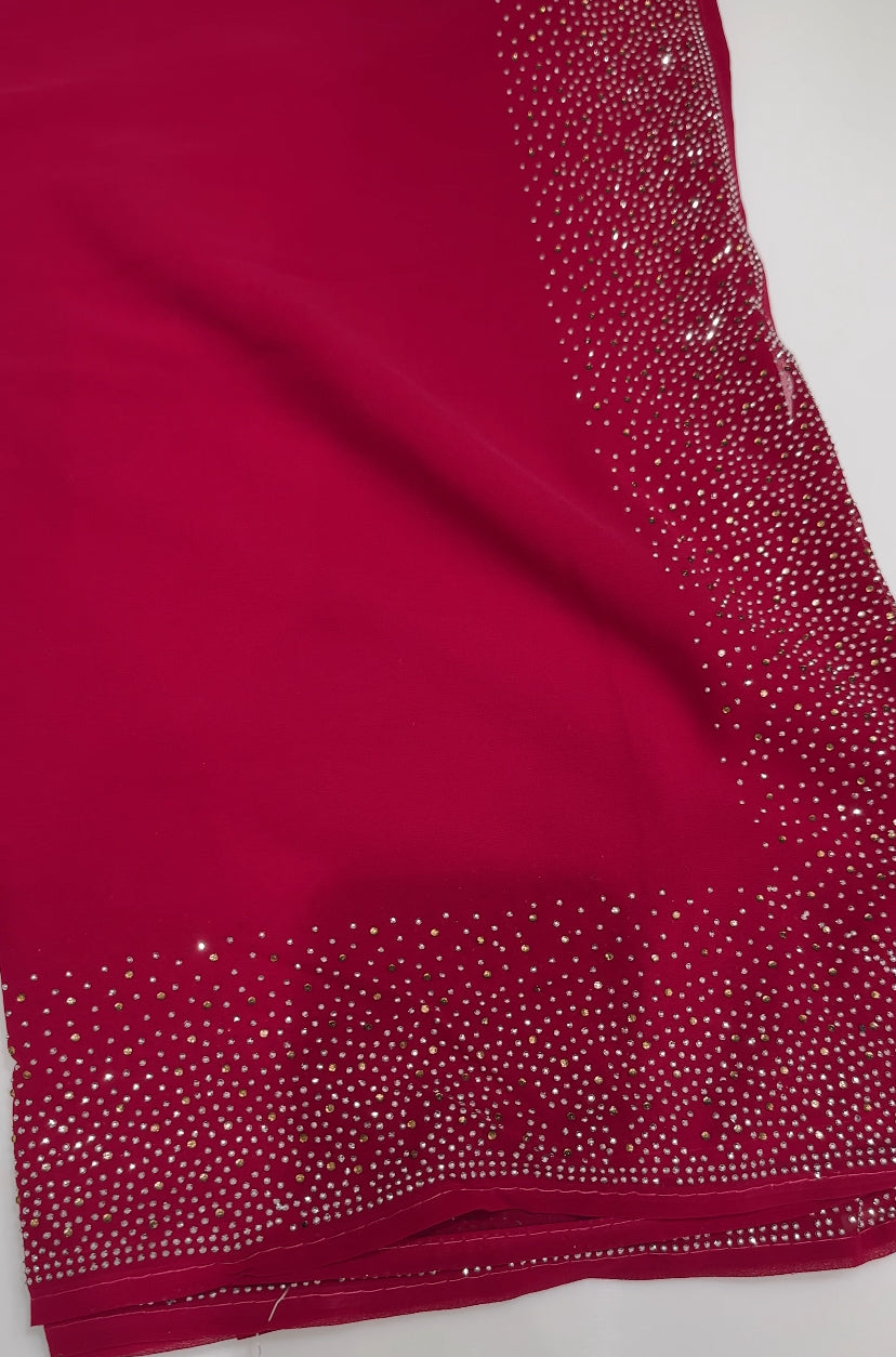 BUDGET BUY GEORGETTE SAREES - IHA 27118