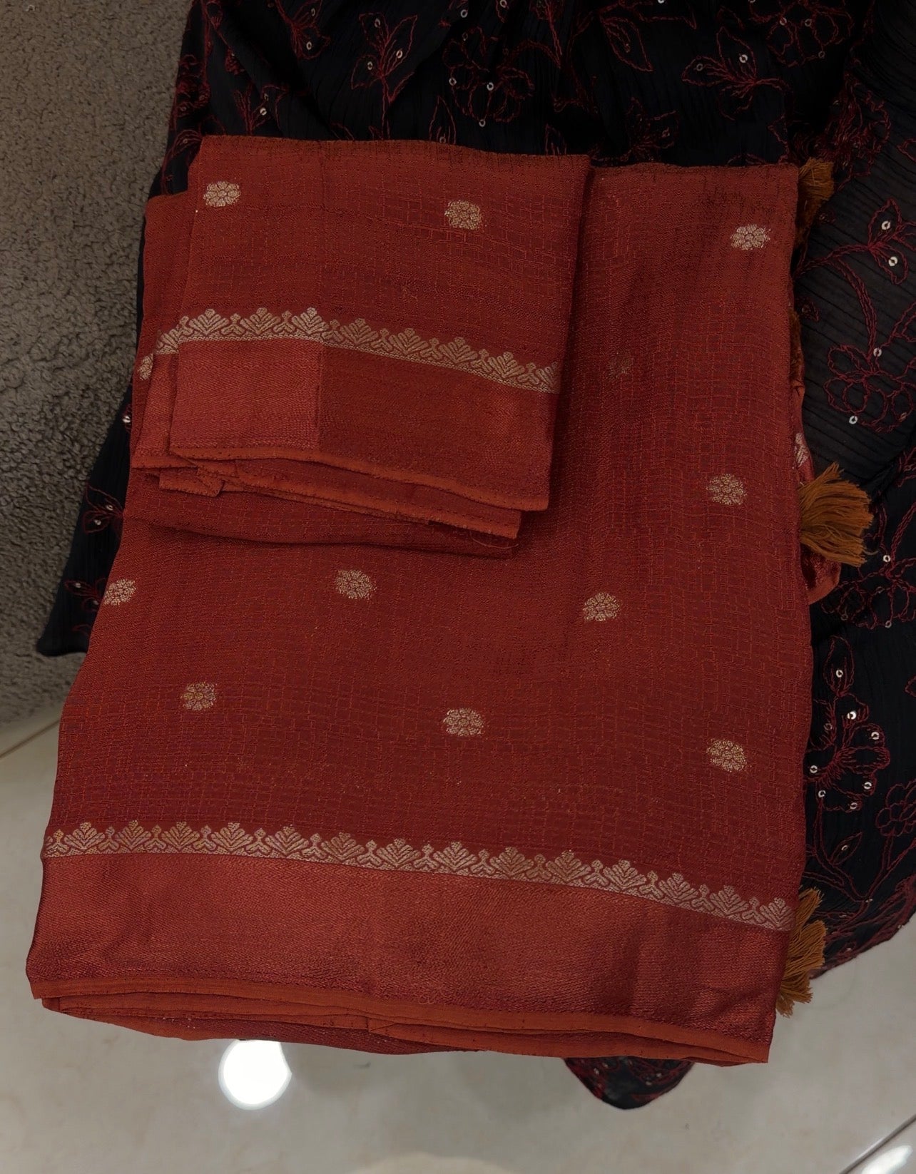 SEMI SILK SAREES - IHA 32485