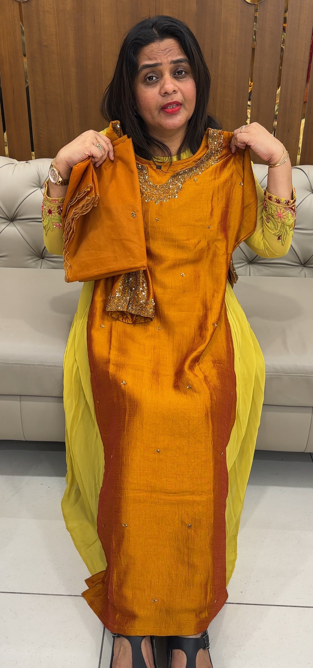 FORWARD SEMI RAW SILK UNSTITCHED SALWAR SUITS - IHA 26046