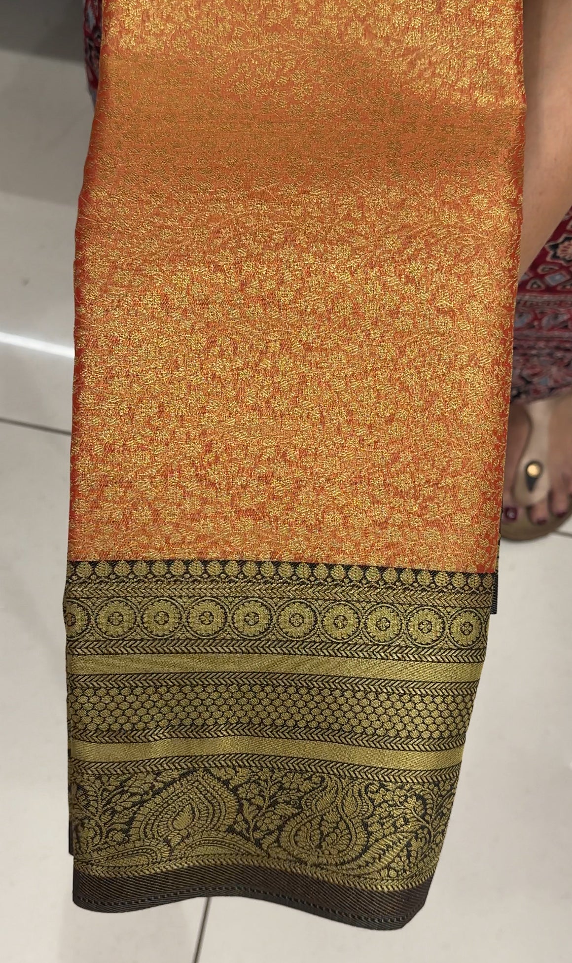 SEMI BROCADE SAREES - IHA 26999