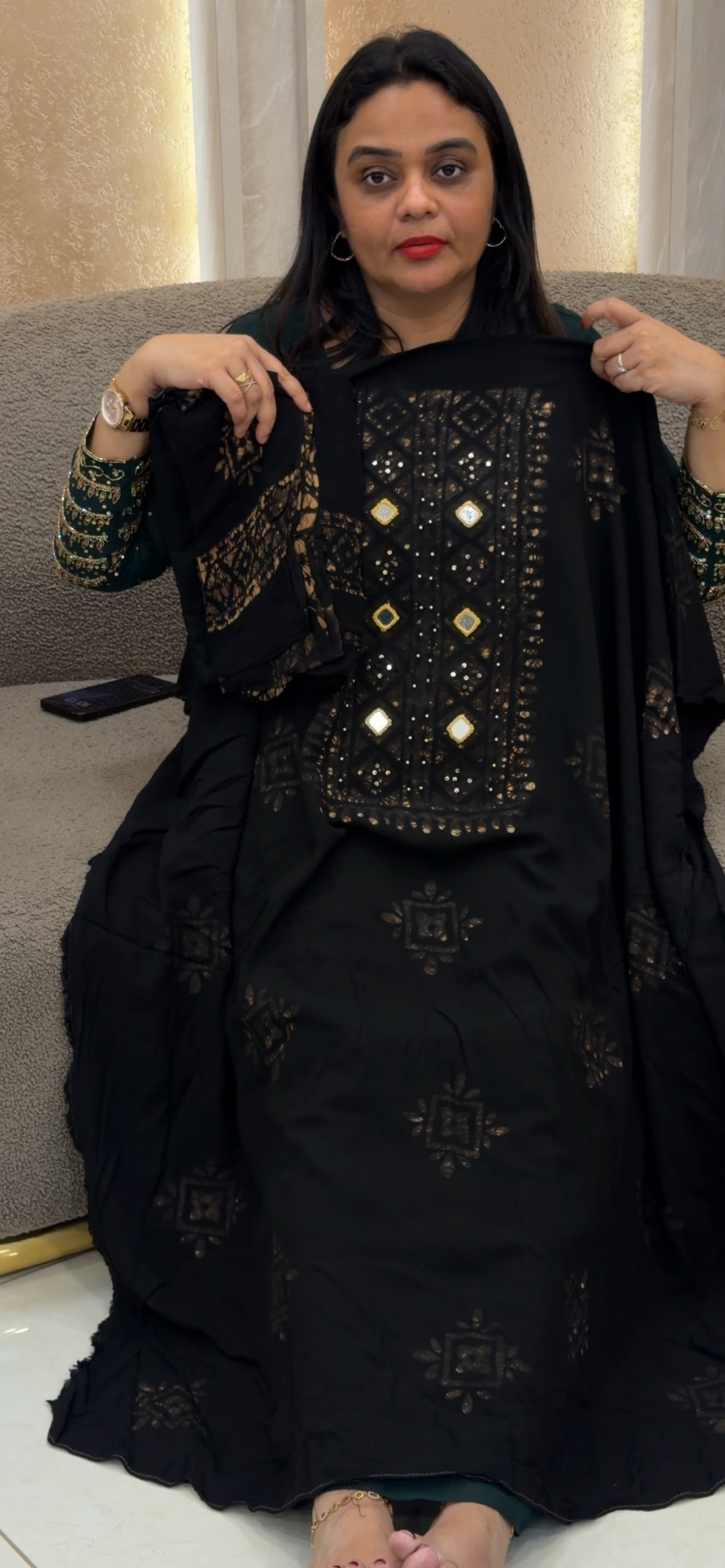 VISCOSE RAYON UNSTITCHED SALWAR SUITS - IHA 33244
