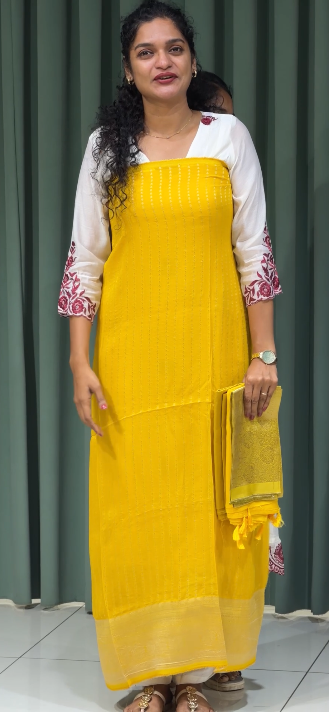 BANARASI UNSTITCHED SALWAR SUITS - IHA 33299