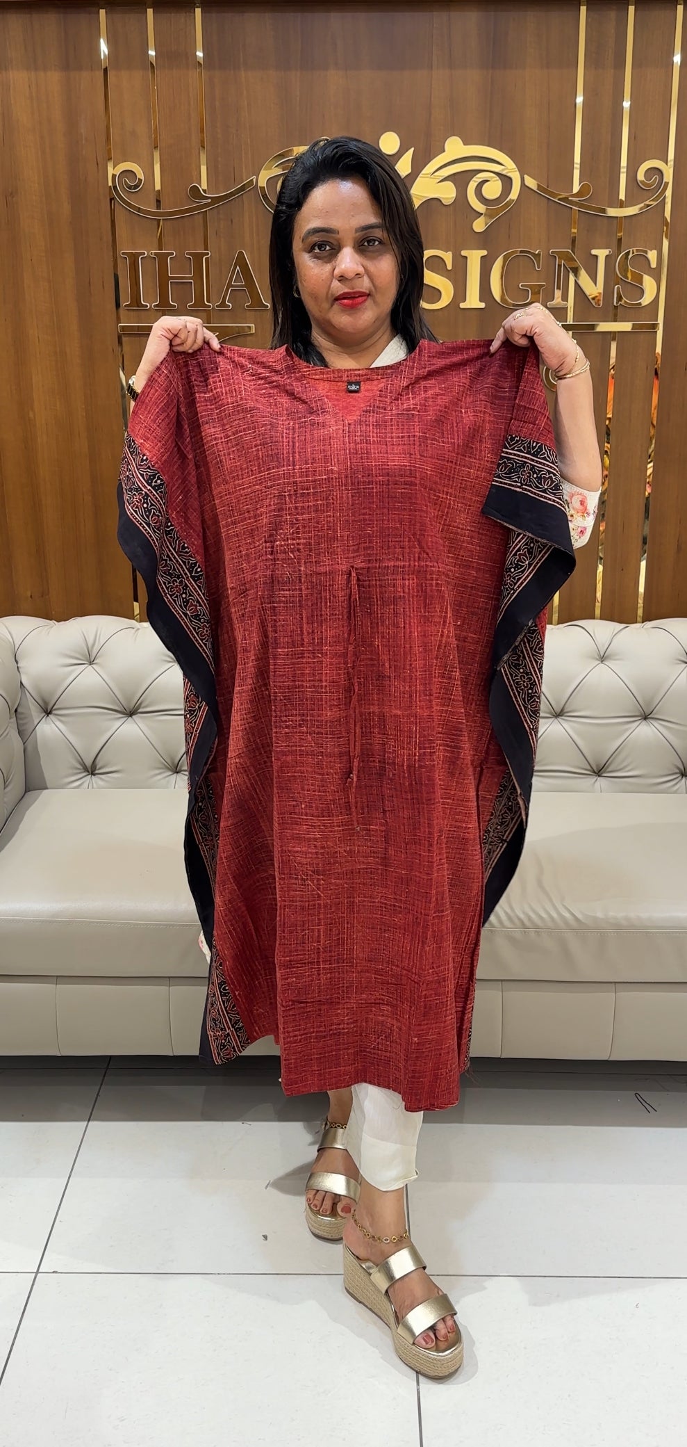 SHORT KAFTAN TOPS - IHA 25035