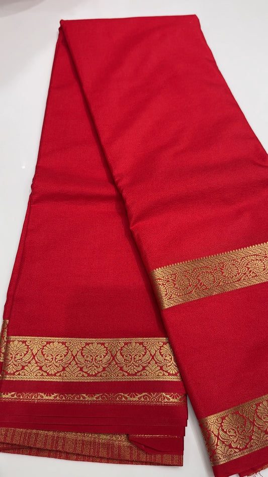 SEMI CRAPE SAREES - IHA 27244