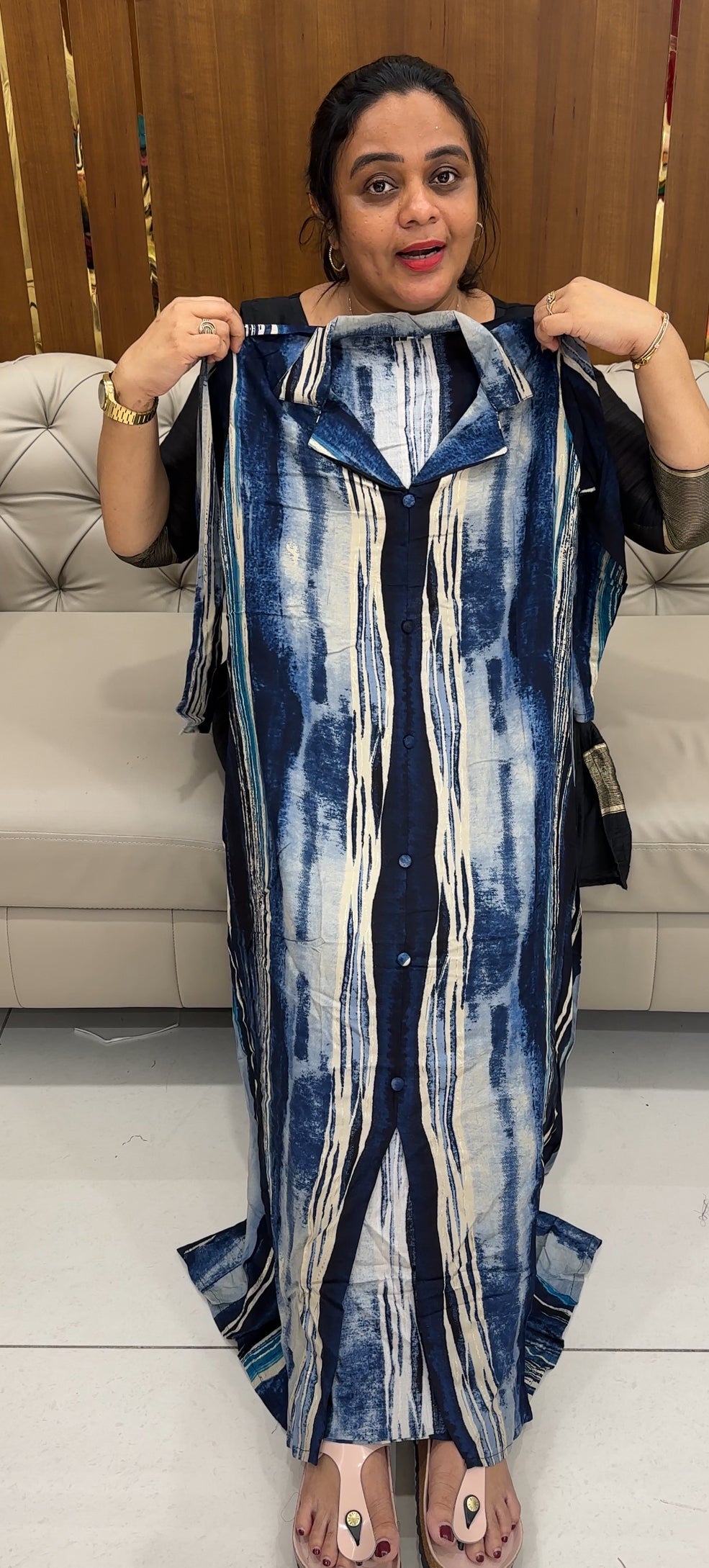 PRINTED RAYON TOPS - IHA 26764