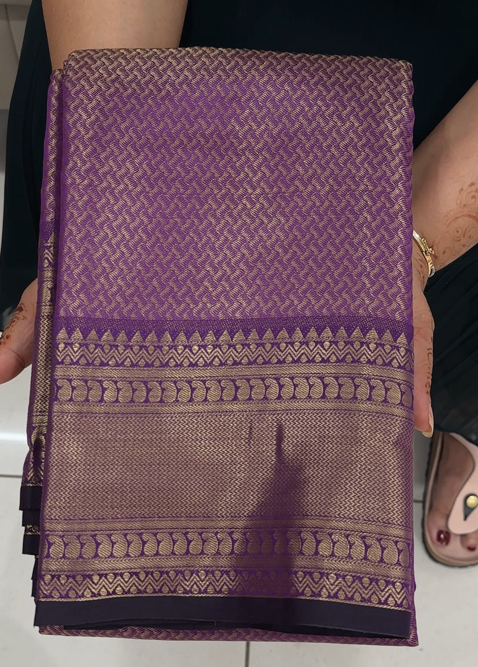 SEMI BROCADE SAREES - IHA 27431