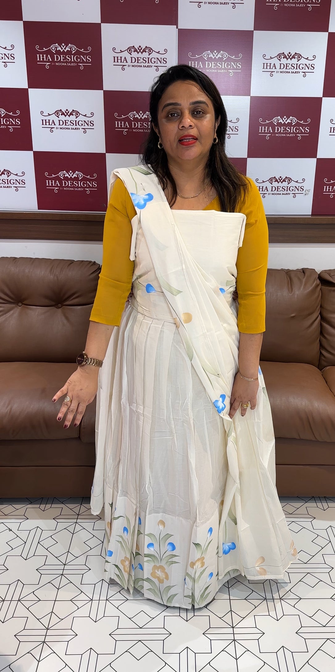 IHA'S IN-HOUSE SEMI STITCHED DHAVANI SETS - IHA 25997