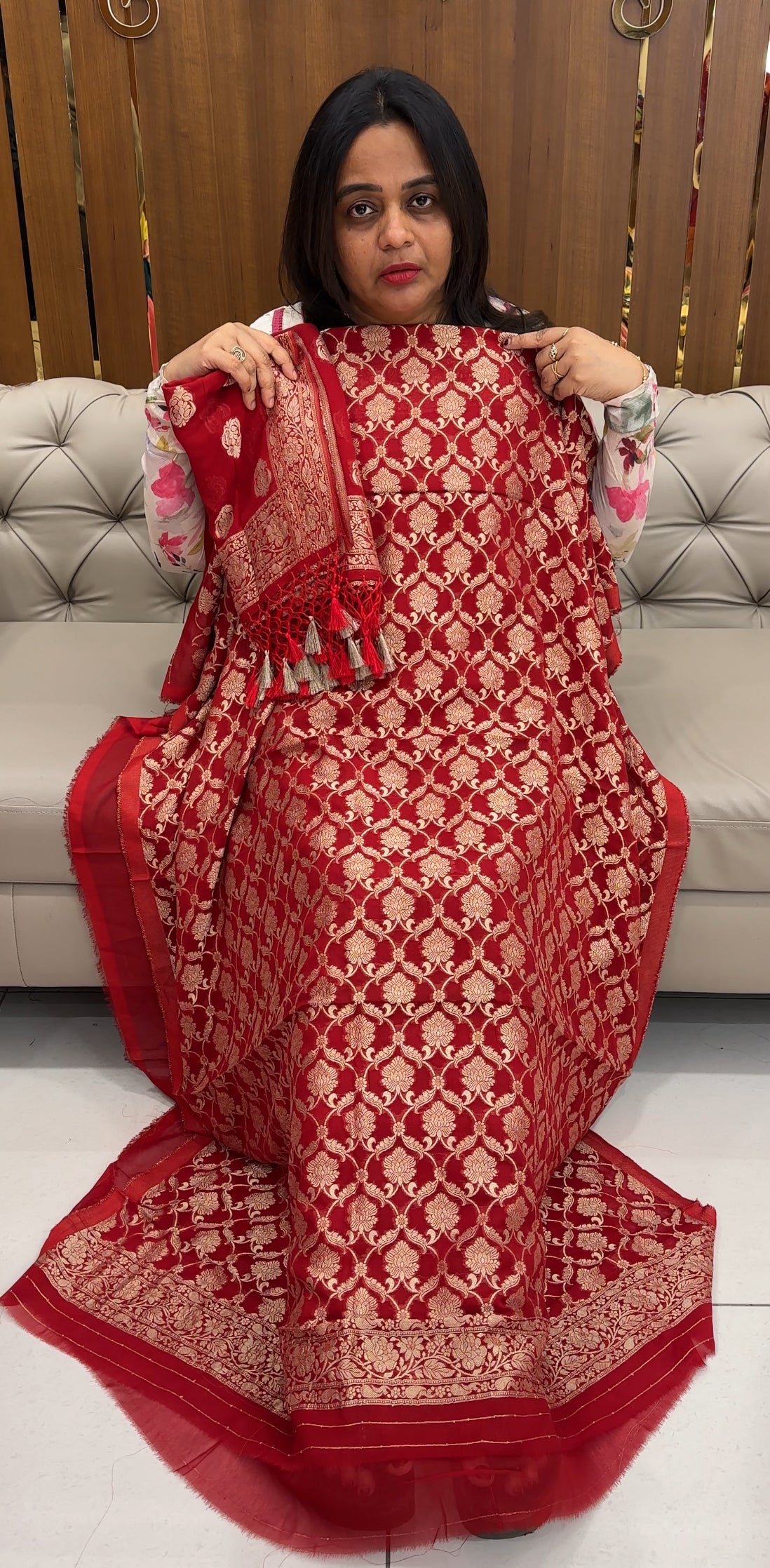 GEORGETTE UNSTIITCHED SALWAR SUITS - IHA 26073