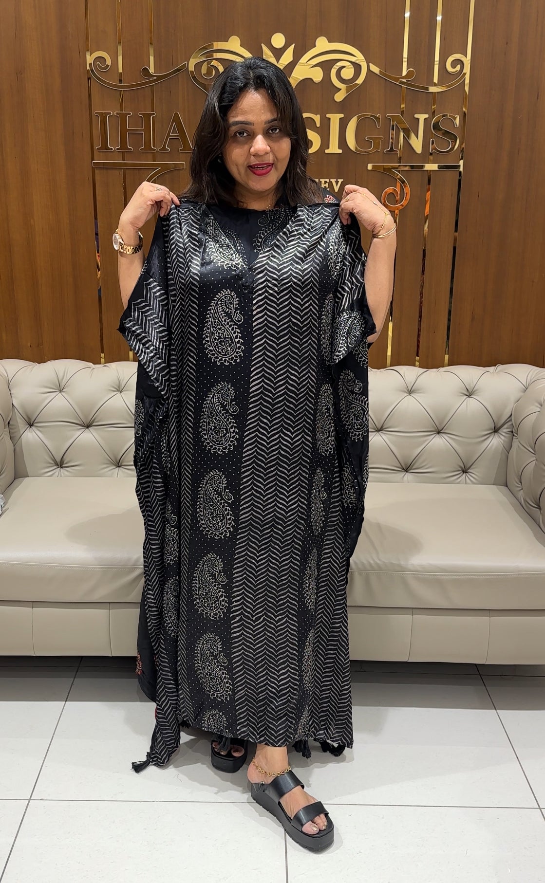 IHA'S IN-HOUSE PRINTED KAFTAN - IHA 24435