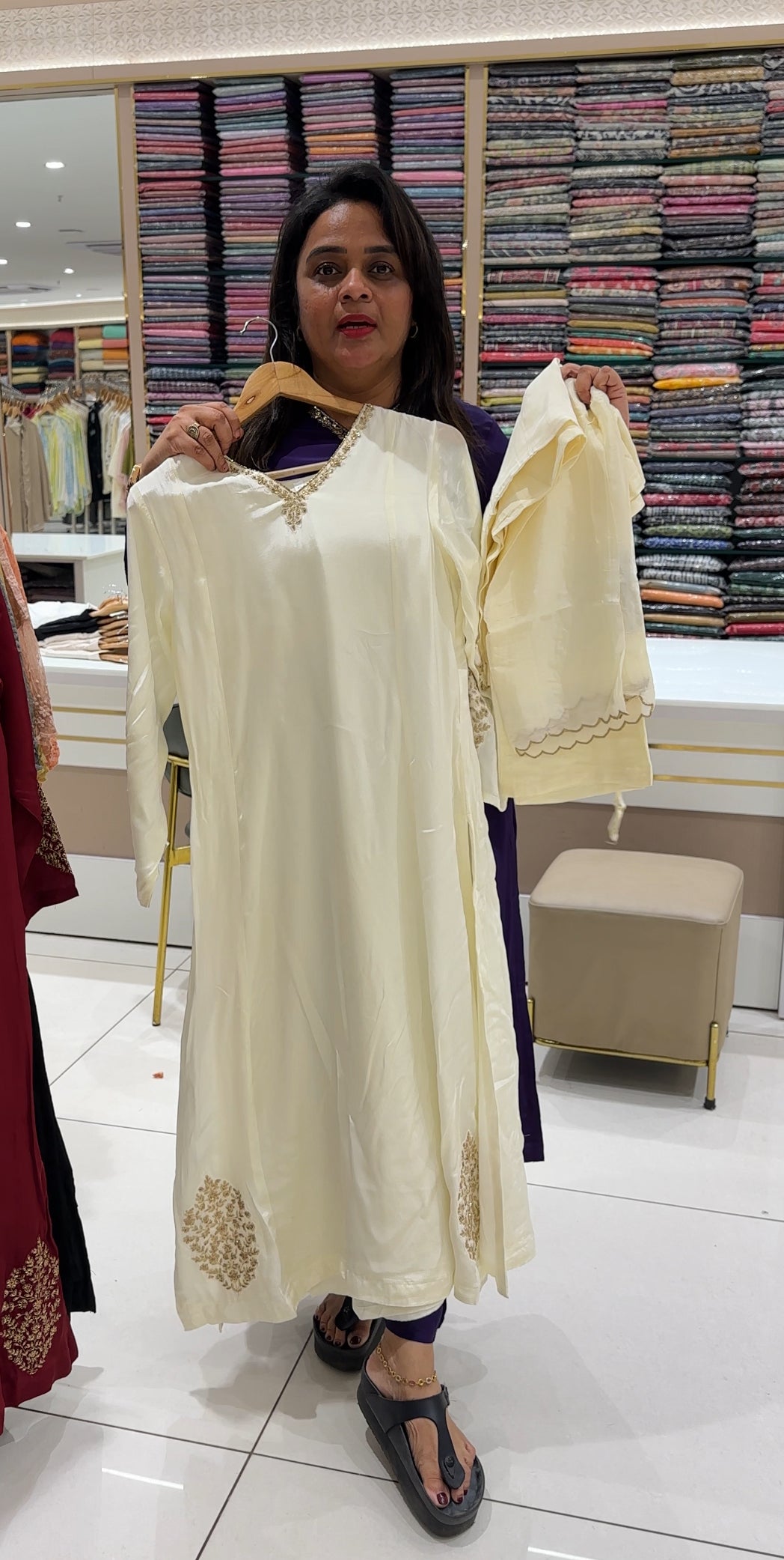 READY TO WEAR TOP, BOTTOM AND DUPATTA - IHA 26031